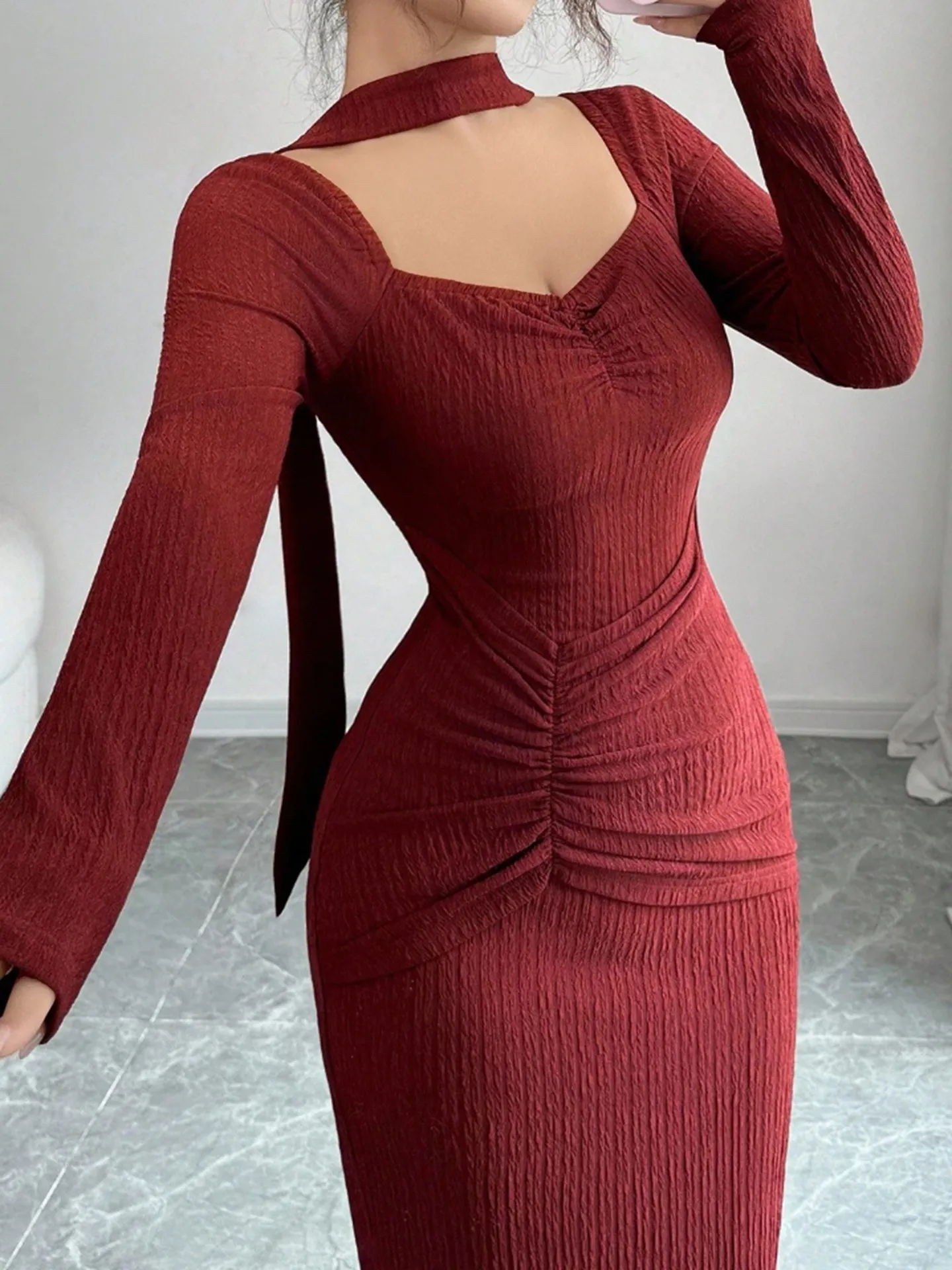 Scarf Bodycon Dress | Savana | Bestsellers