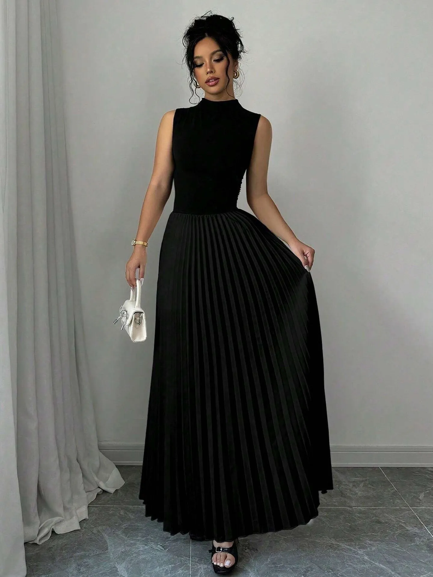 red and black long dress Chic Off Shoulder Satin Evening Dress, Red and Black Lon cocktail dresses for wedding Size:S or Small Portia and Scarlett Full
