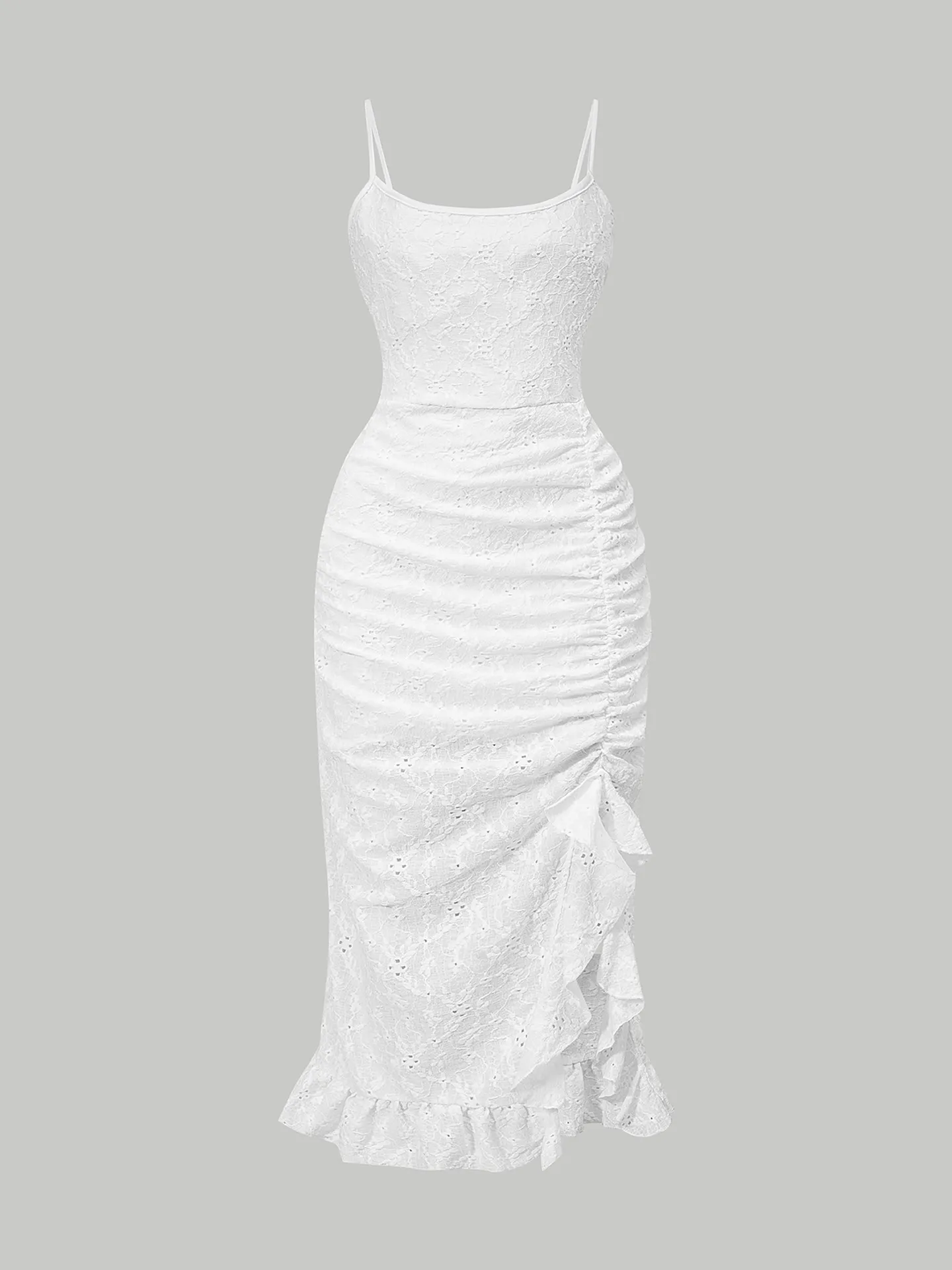 princess polly baby blue dress Ruffle Bodycon Dress | Savana main image 0