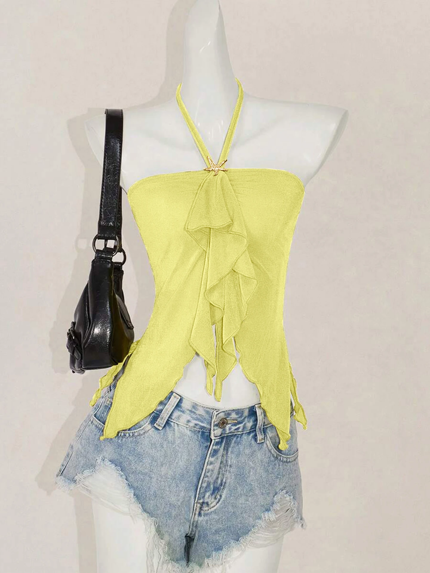 Ruffle Halter Top | Savana | Bestsellers
