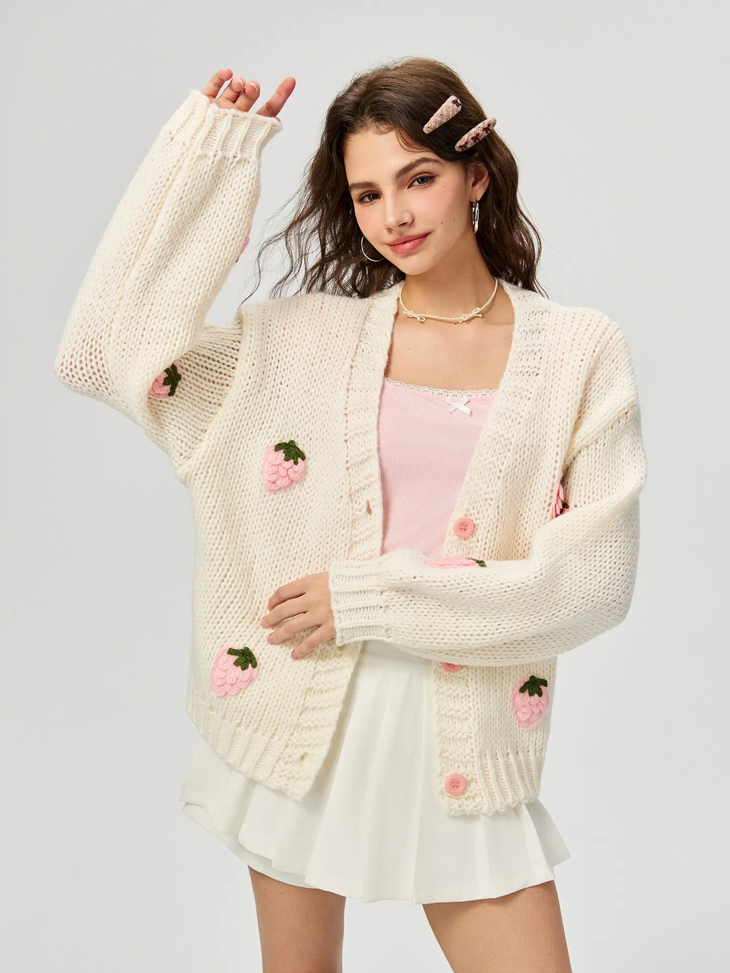 Colour Block Knit Cardigan | Savana | Bestsellers