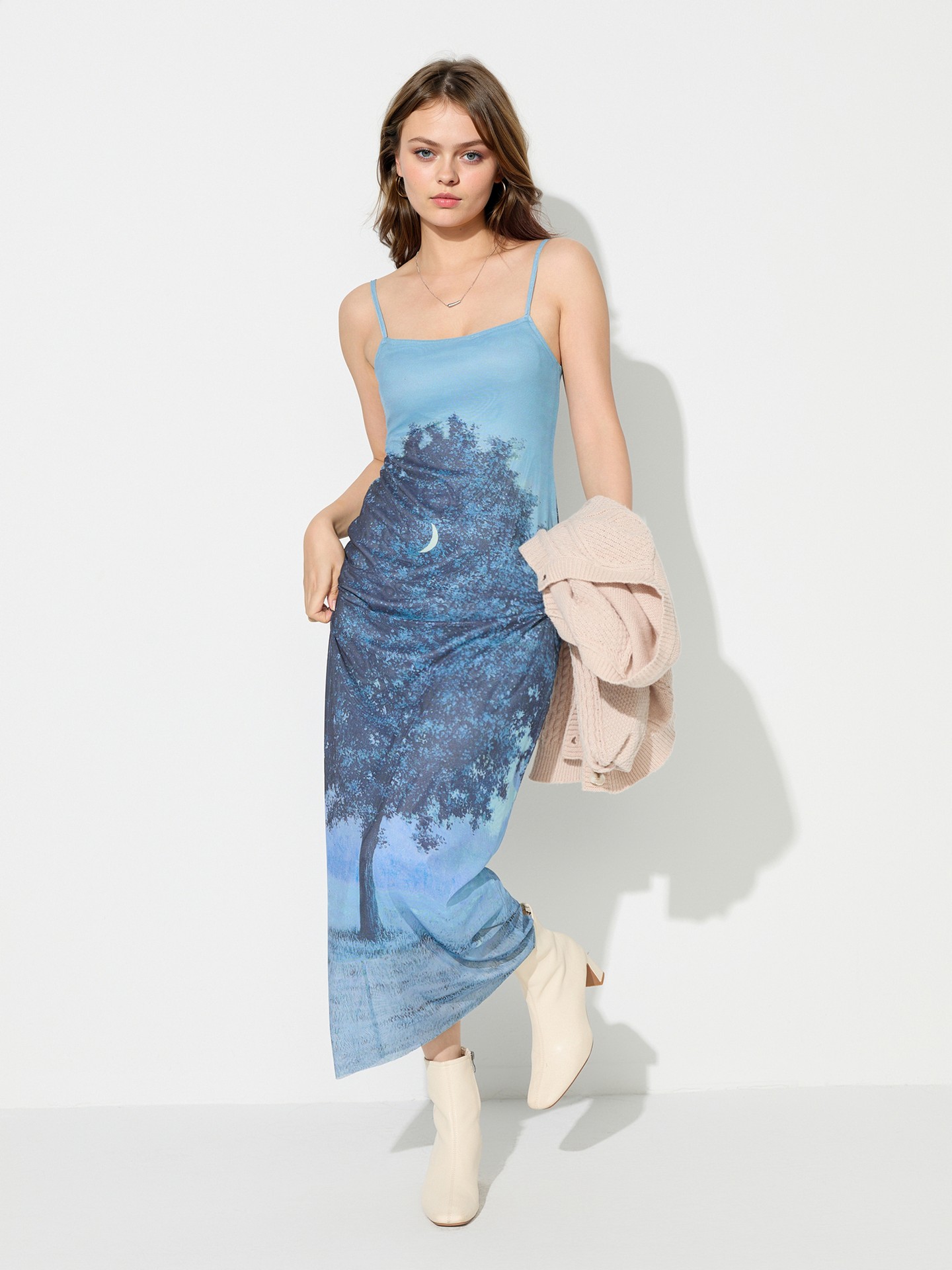 Multicolor Printed Bodycon Dress