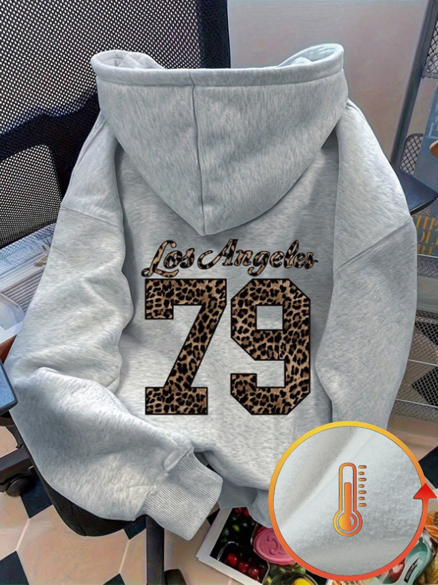 Light Grey Pullover Sweatshirt