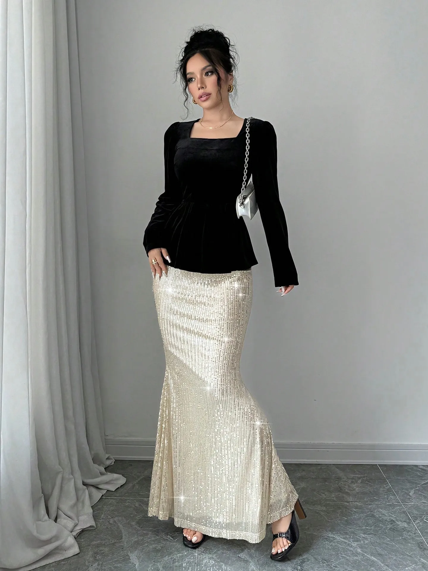 Dara Co ord Set - Apricot main image 1