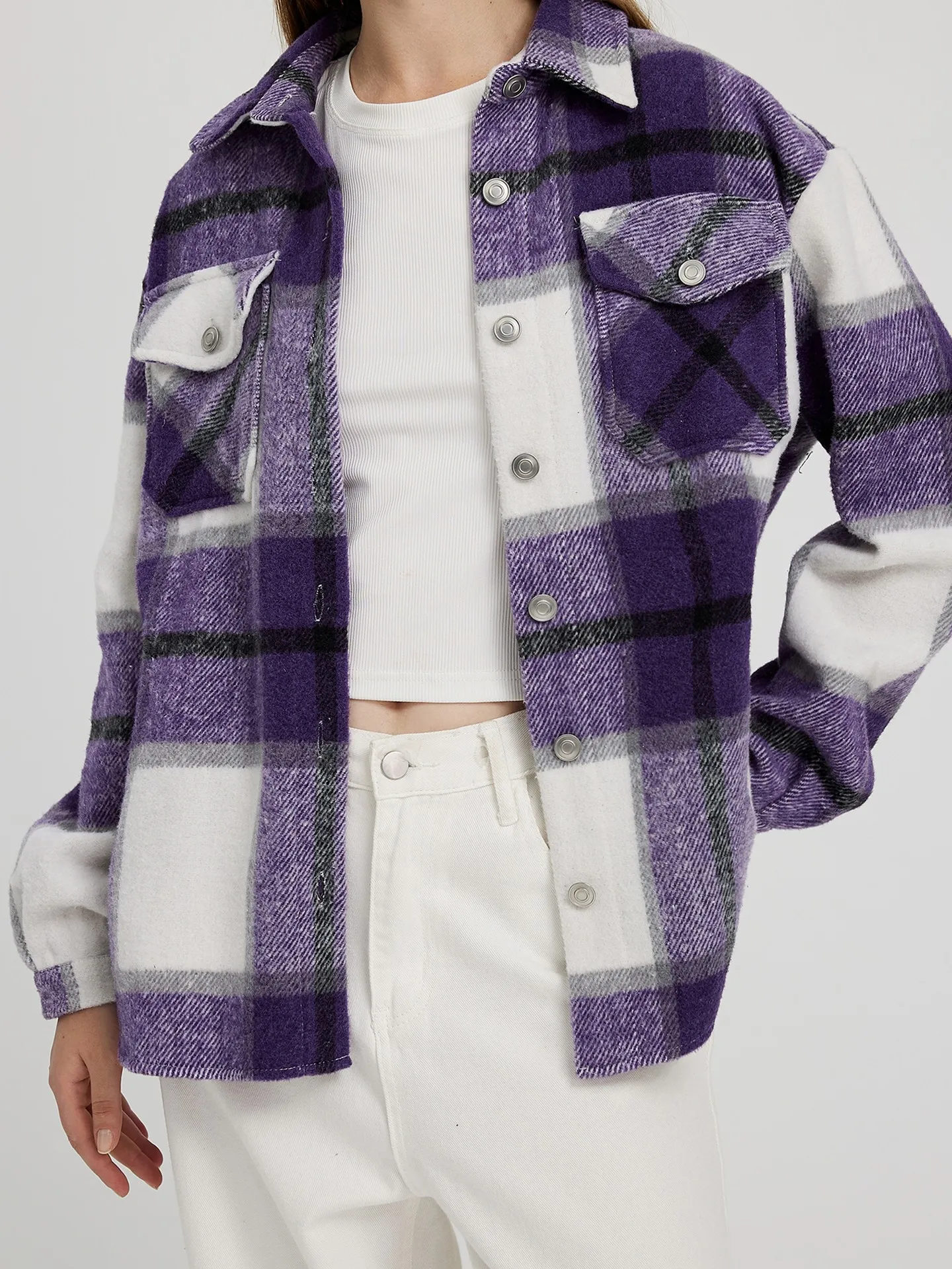 Plaid Pocket Coat Savana Bestsellers