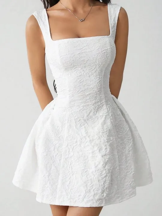 white christmas dresses Elysia Sequin Mini Dress