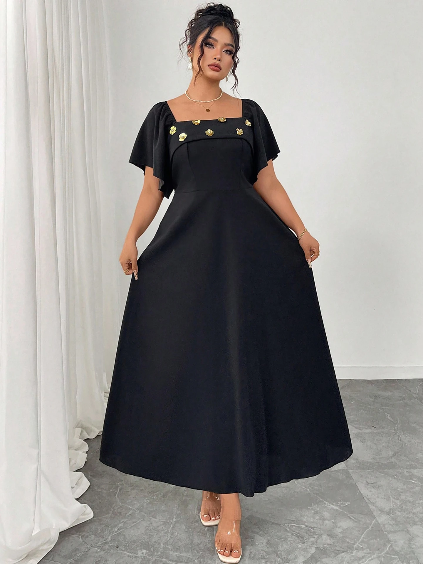 Plus Size Beaded A-Line Dress | Savana | Bestsellers