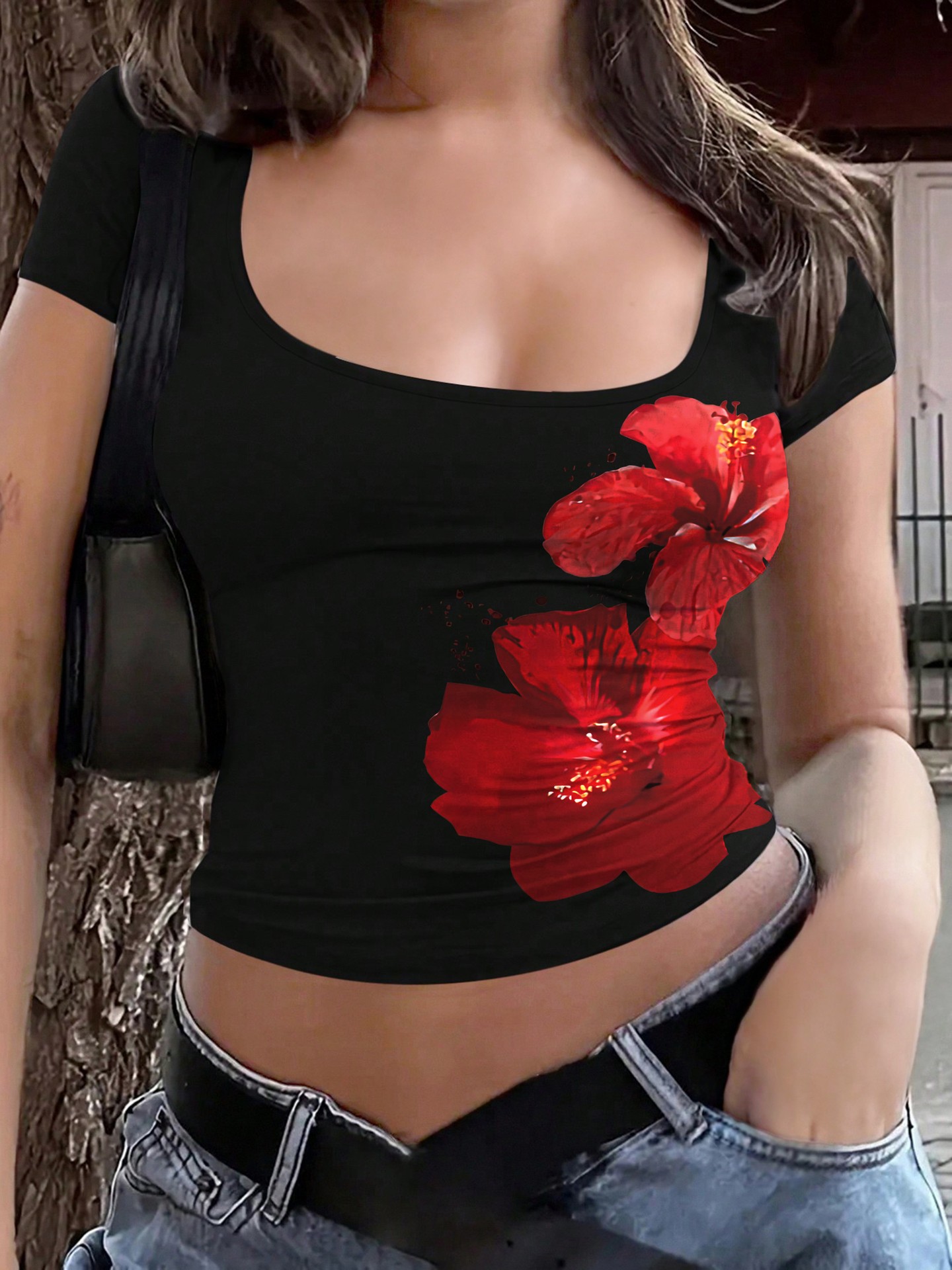 Printed Pullover T-Shirt