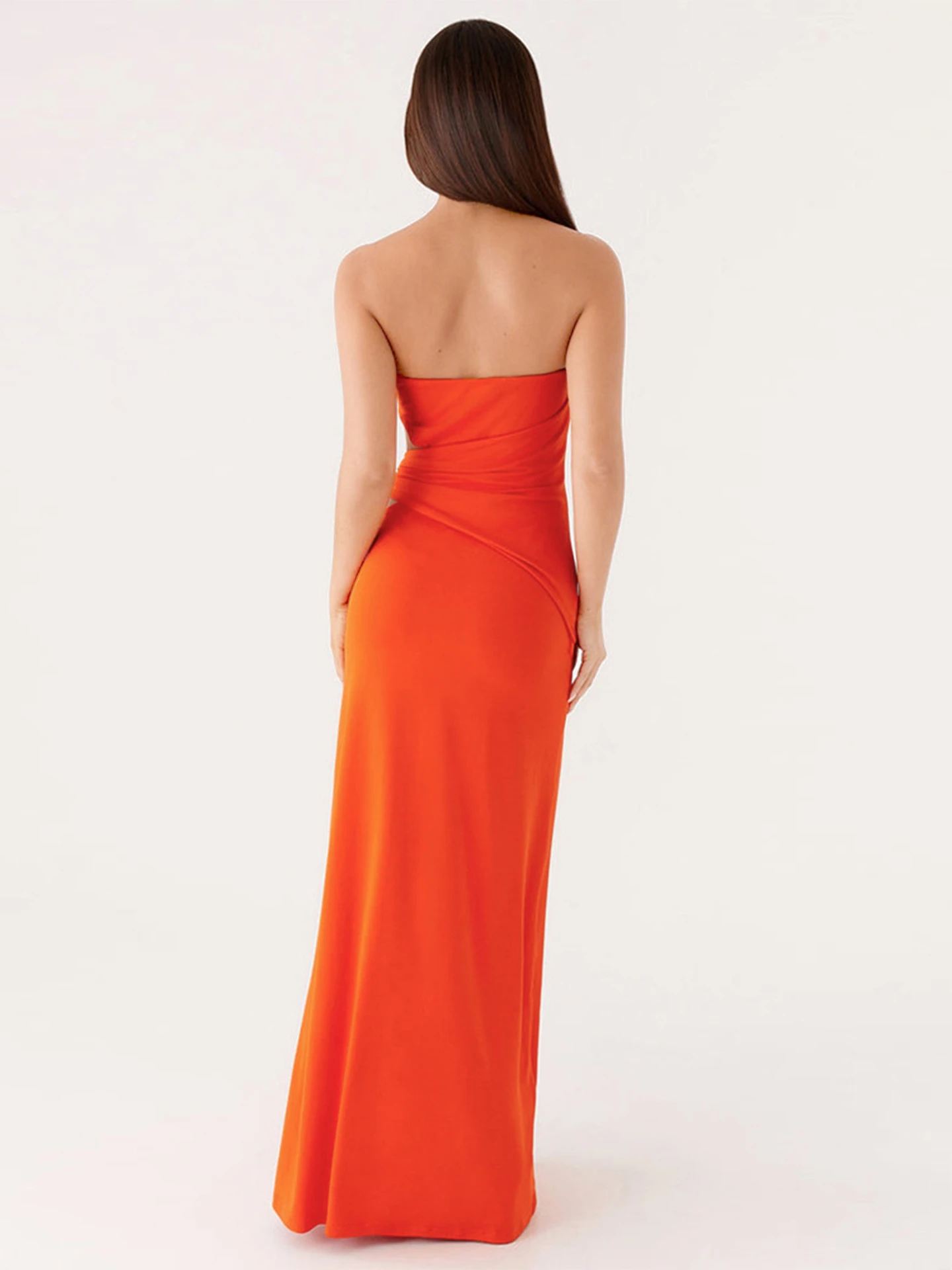 Shondra Crepe Texture Tube Dress Blue main image 0