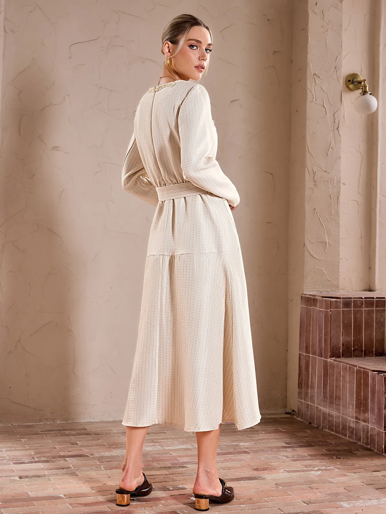 Belted A-Line Dress | Savana | Bestsellers