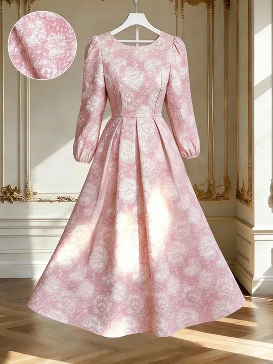 3D Floral A-Line Dress | Savana | Bestsellers