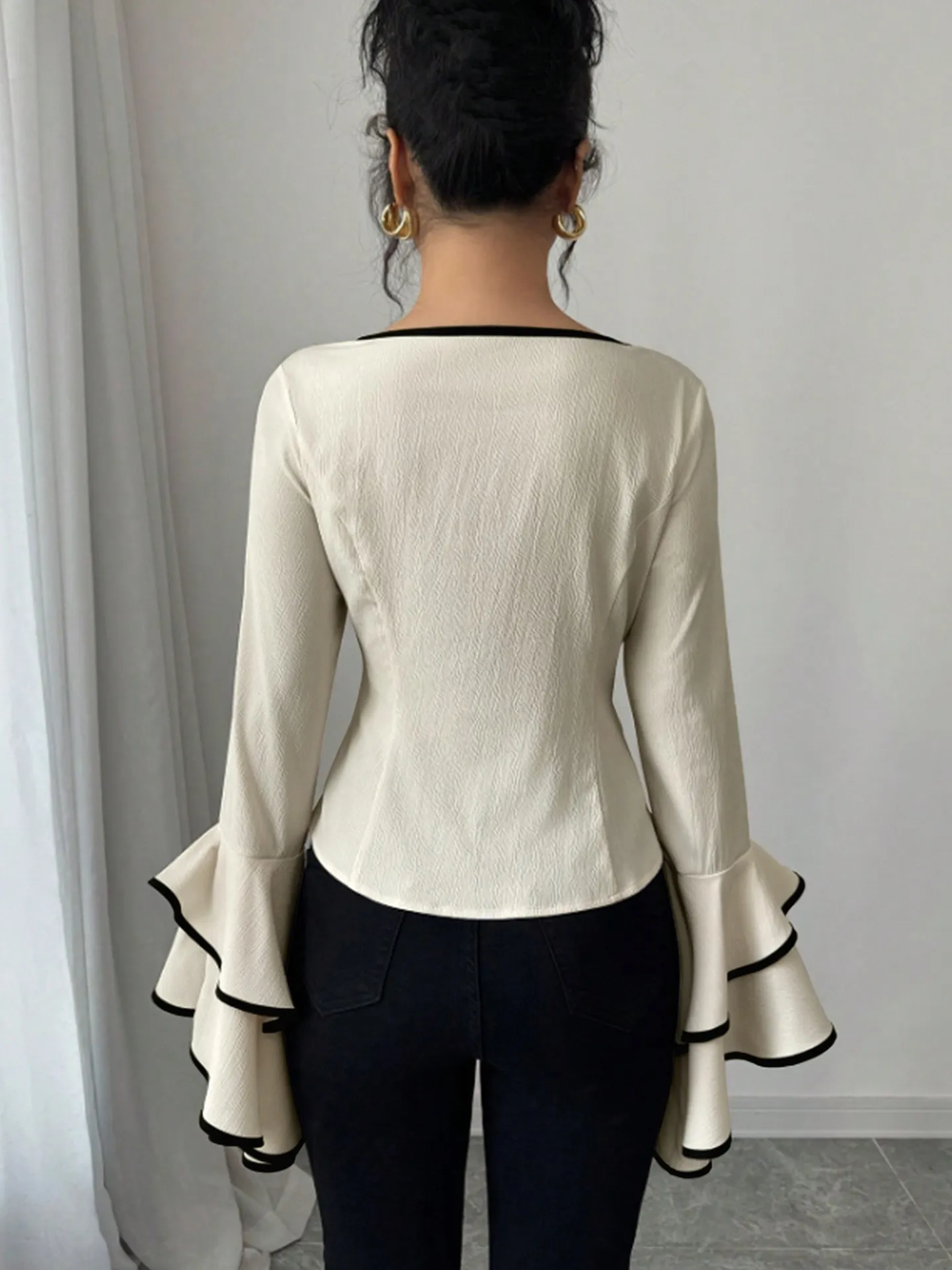 Ruffle Bell Sleeve Top | Savana | Bestsellers