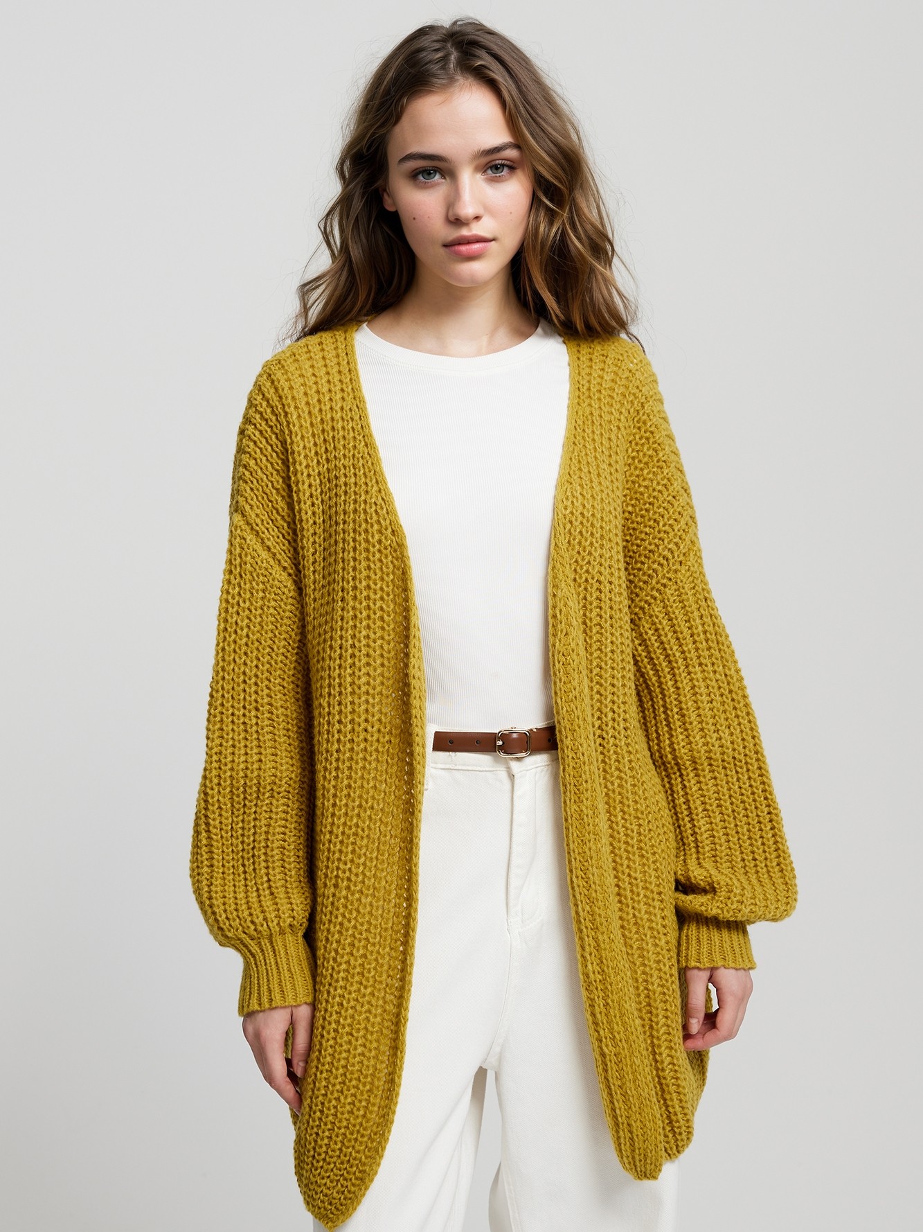 Green Knit Cardigan
