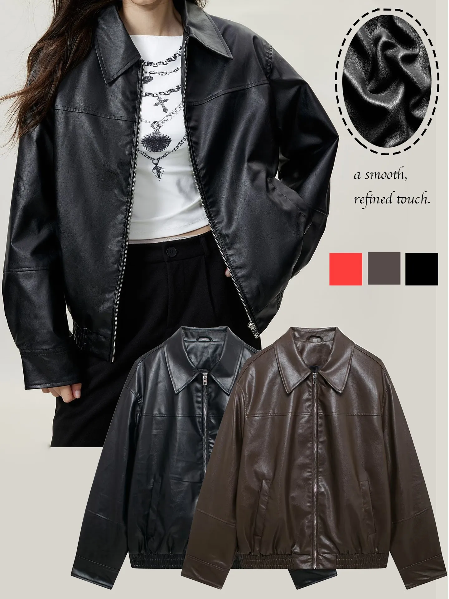 Faux Leather Jacket | Savana | Bestsellers