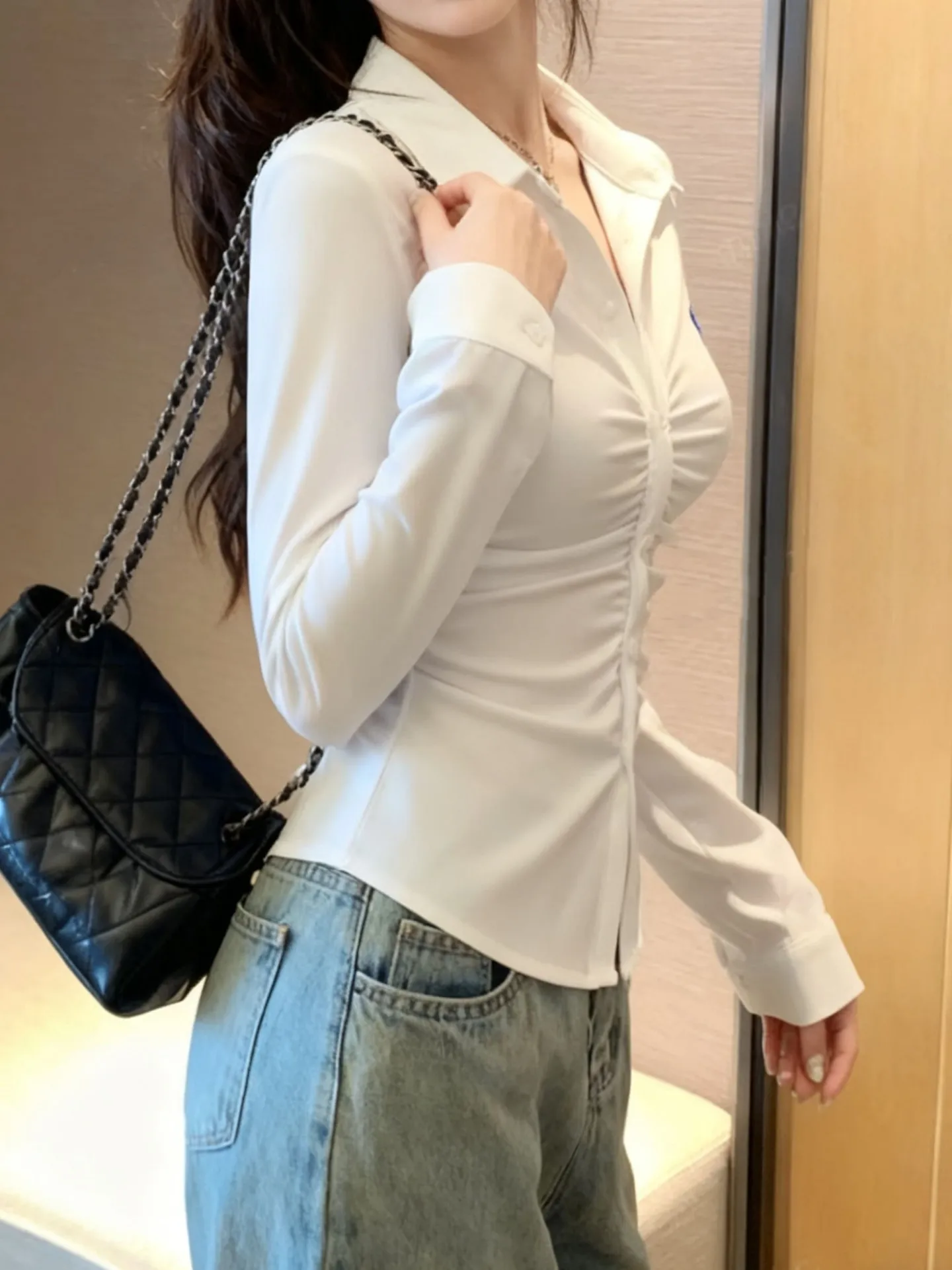 Embroidered Placket Embroidered Placket Blouse | Savana | Bestsellers