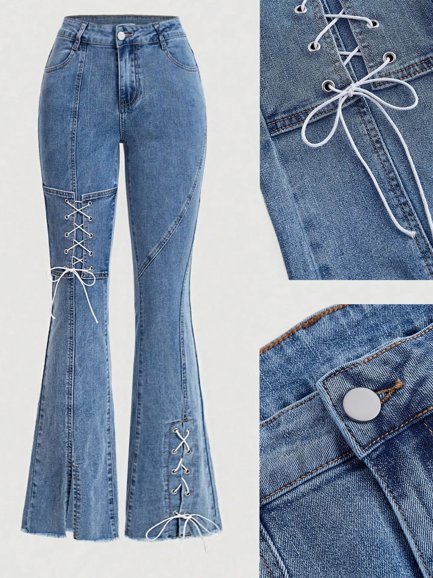 TYPE REBEL LACE FLARE DENIM TYPE SHADE