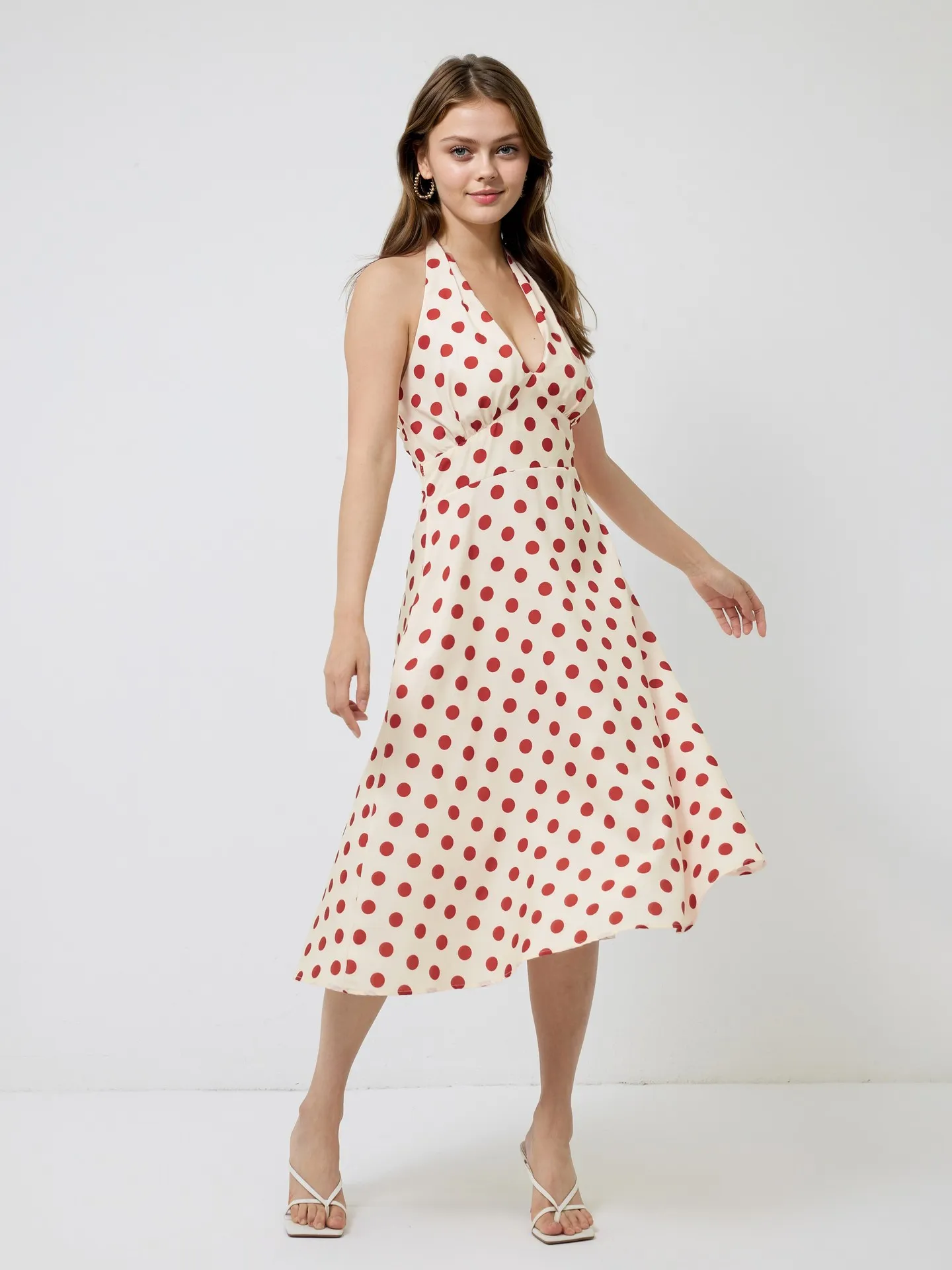 Polka Dot A line Dress Savana Bestsellers