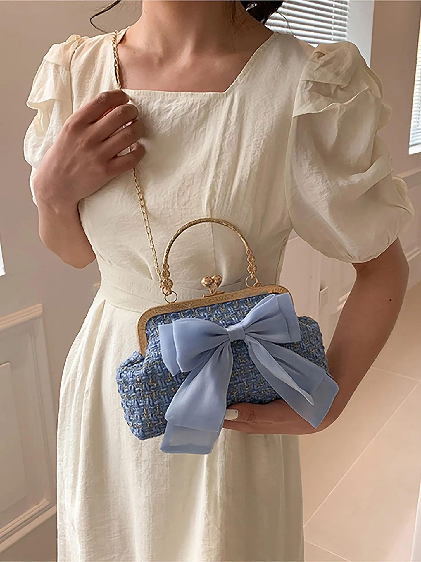 Plaid Shell Crossbody Bag | Savana | Bestsellers