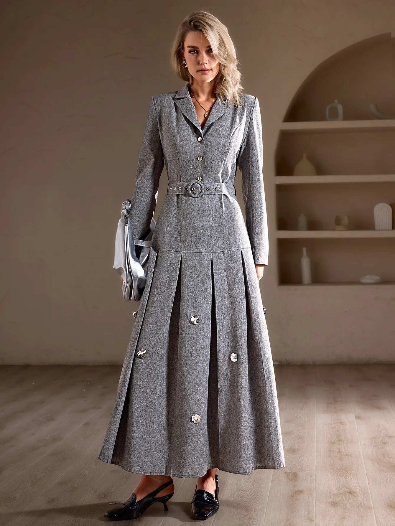 beaded blazer dress Long beaded blazer| Women's blazer – houseoffeminity