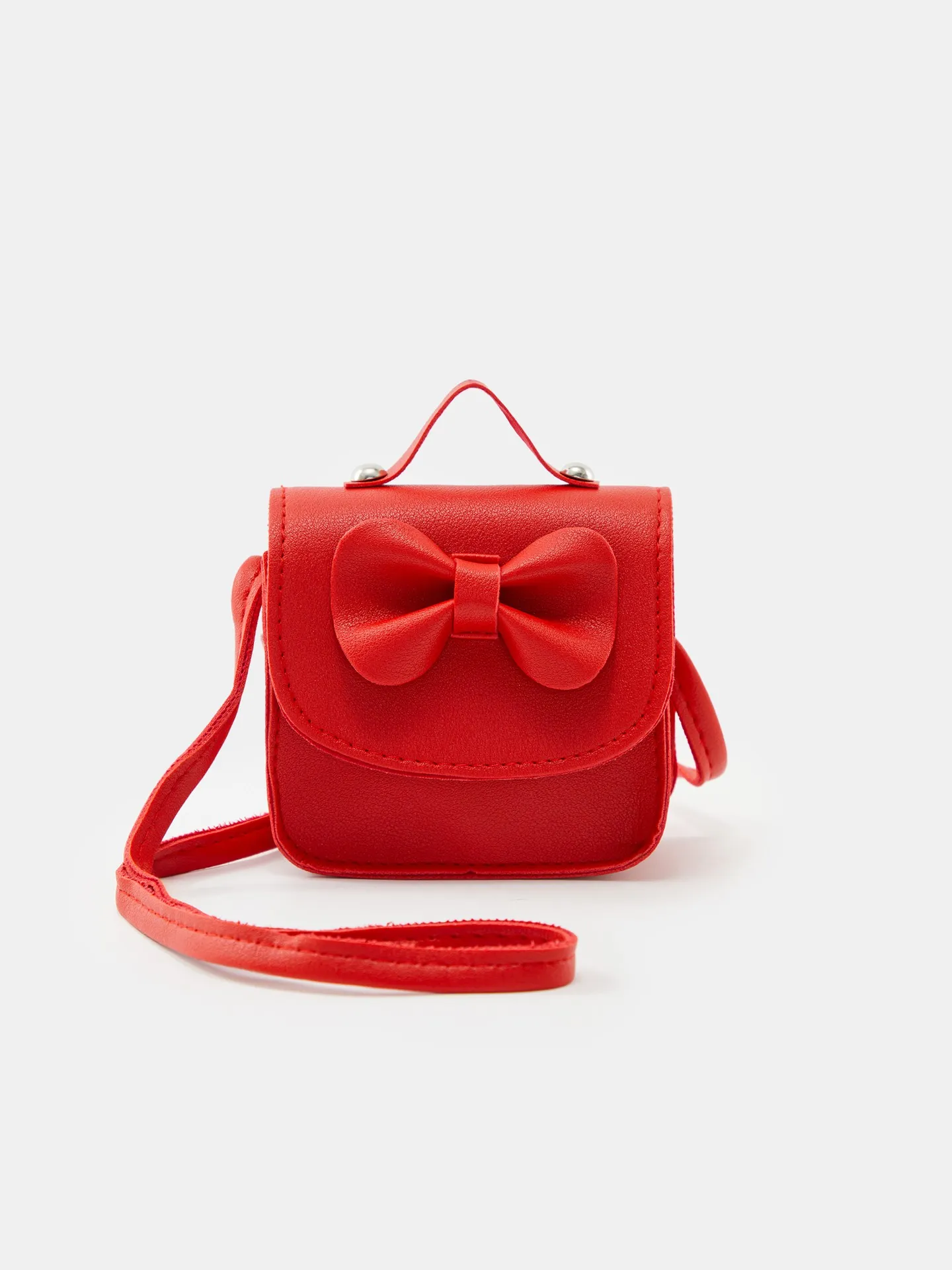 Solid Box Crossbody Bag