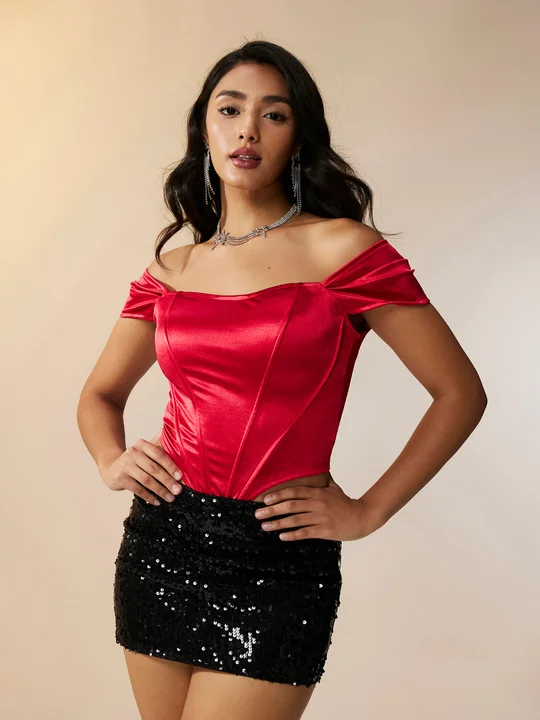 Corset design layered tops main image 0