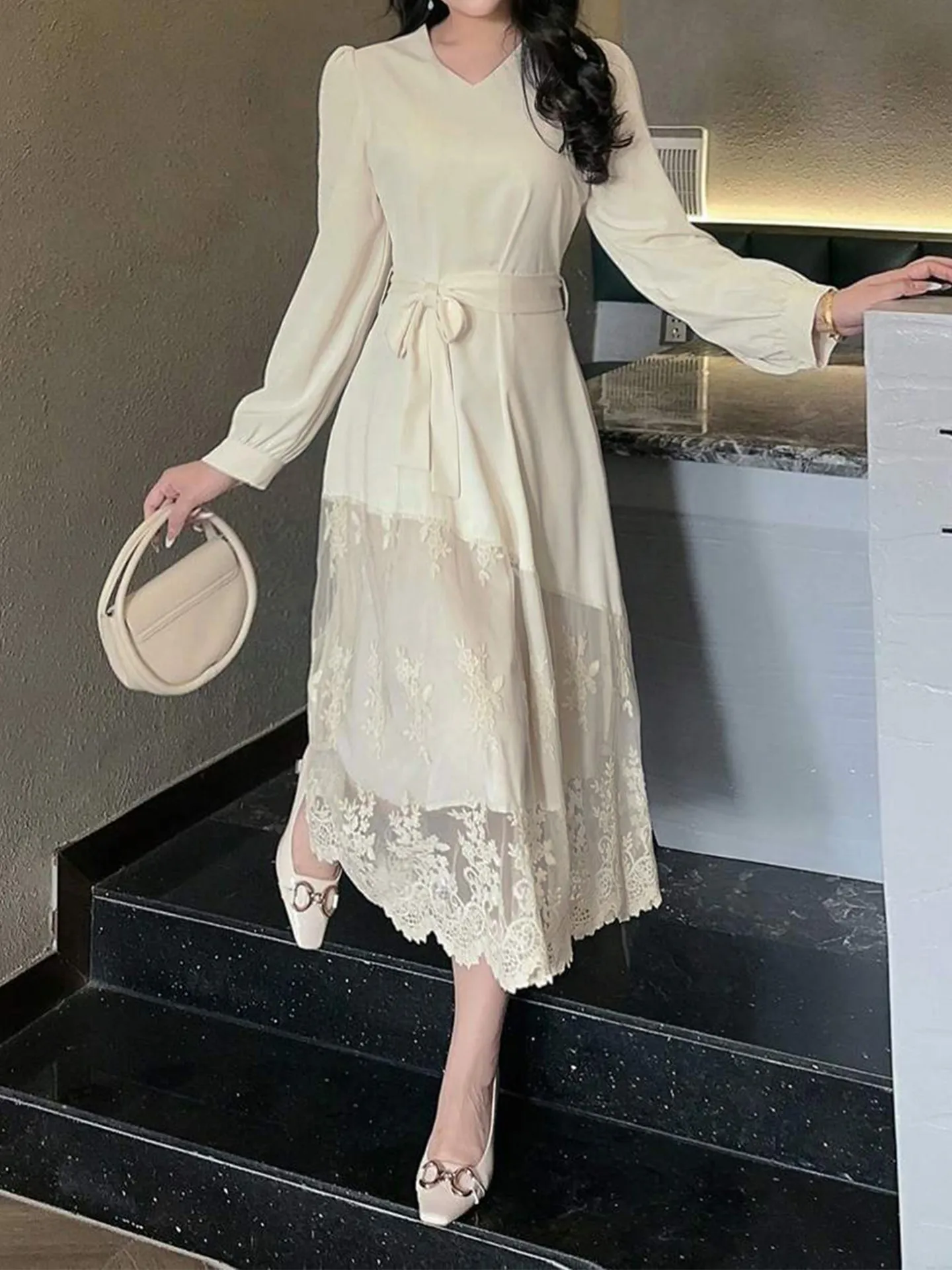 Belted A-Line Dress | Savana | Bestsellers