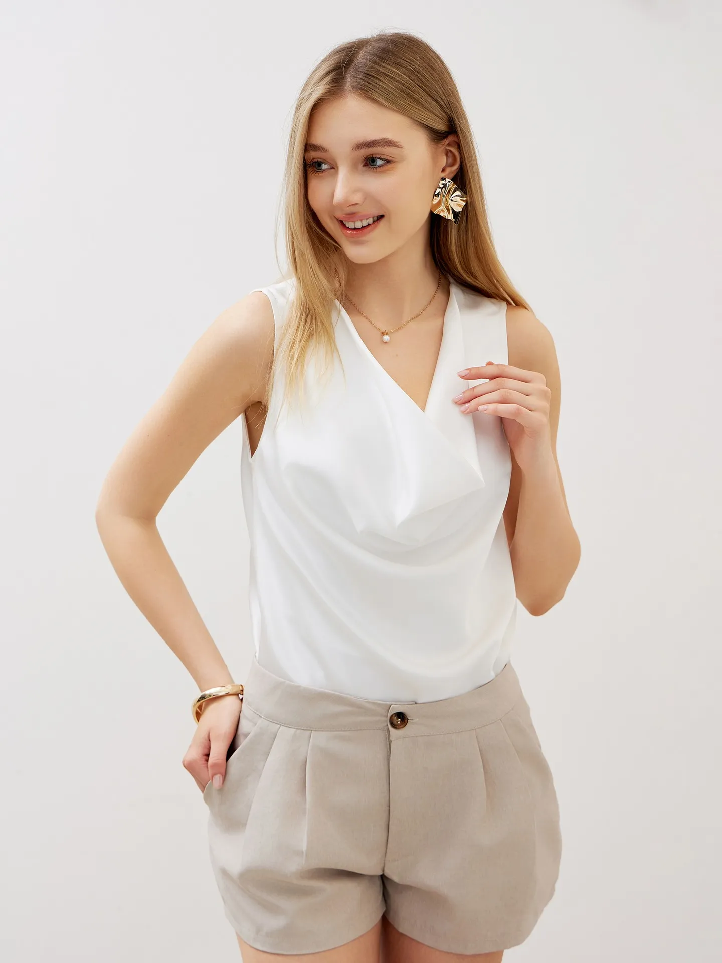 トップス SALSATION Y16Asymmetric Draped Tank Draped Tank Top | Savana | Bestsellers