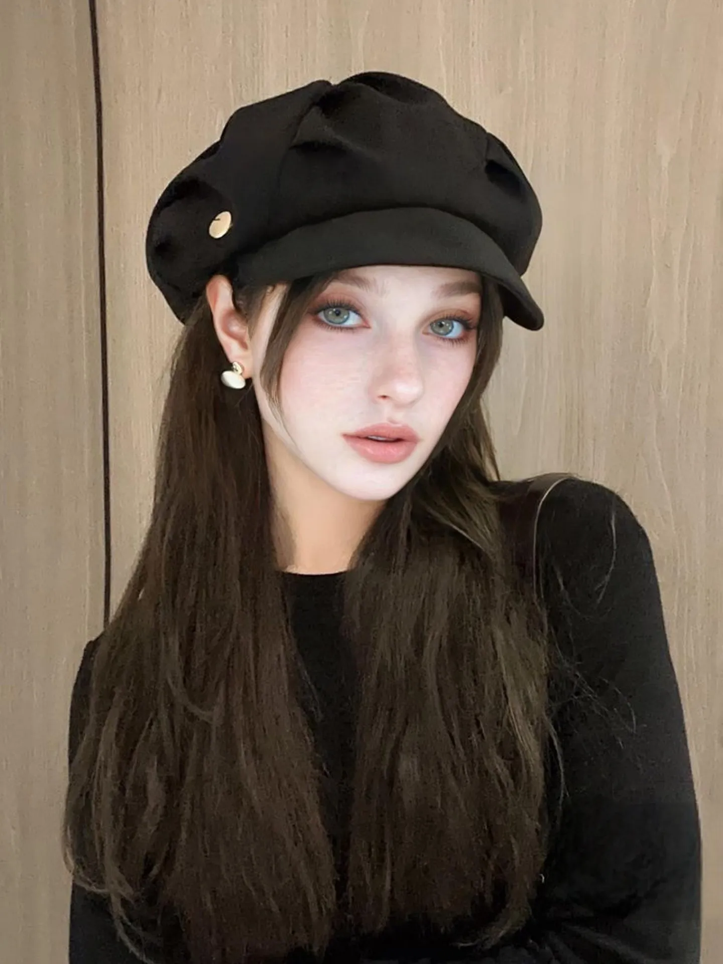 Metal Detail Beret Hat | Savana | Bestsellers