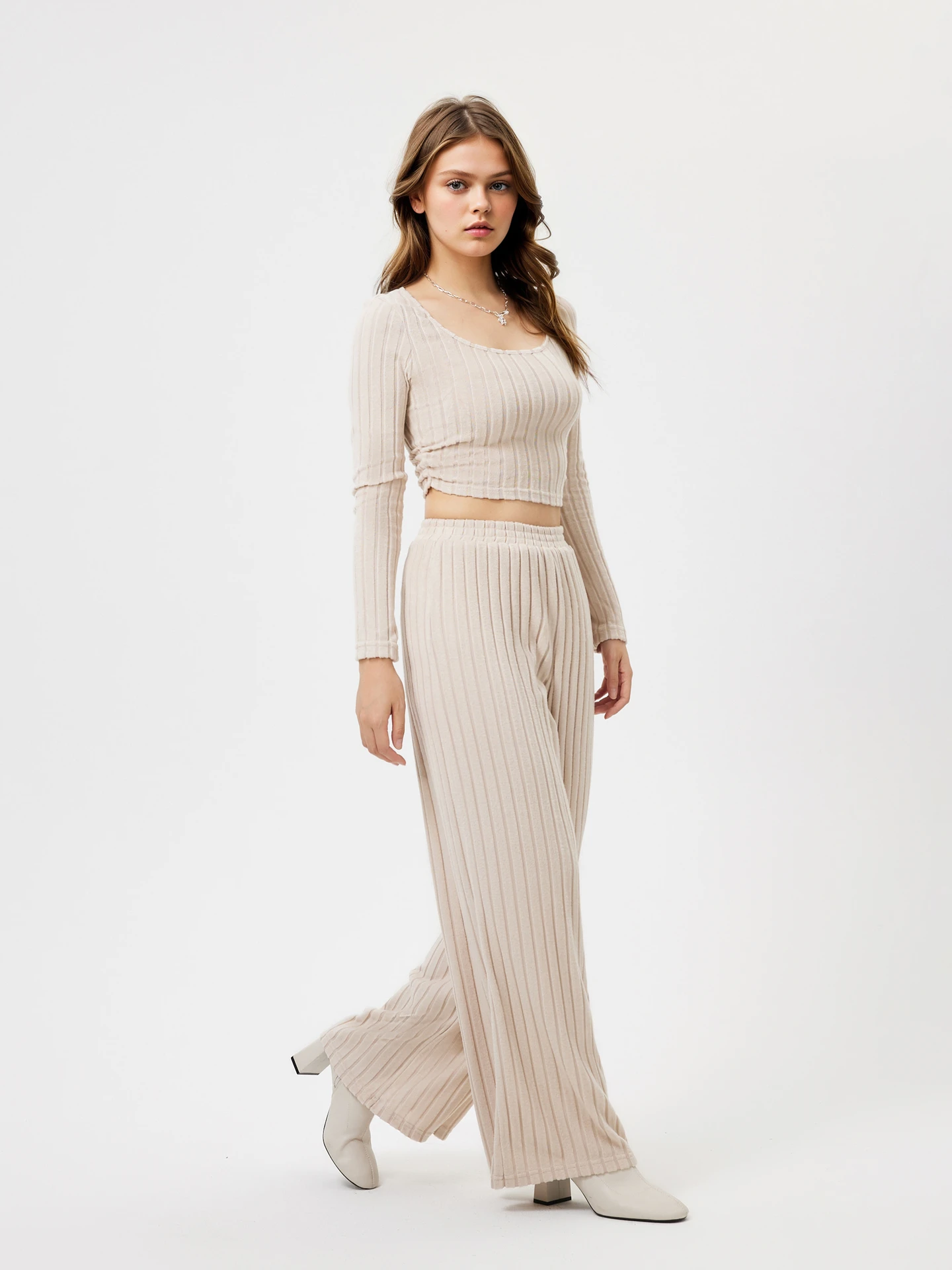 Samaira Co ord Set - Apricot main image 1