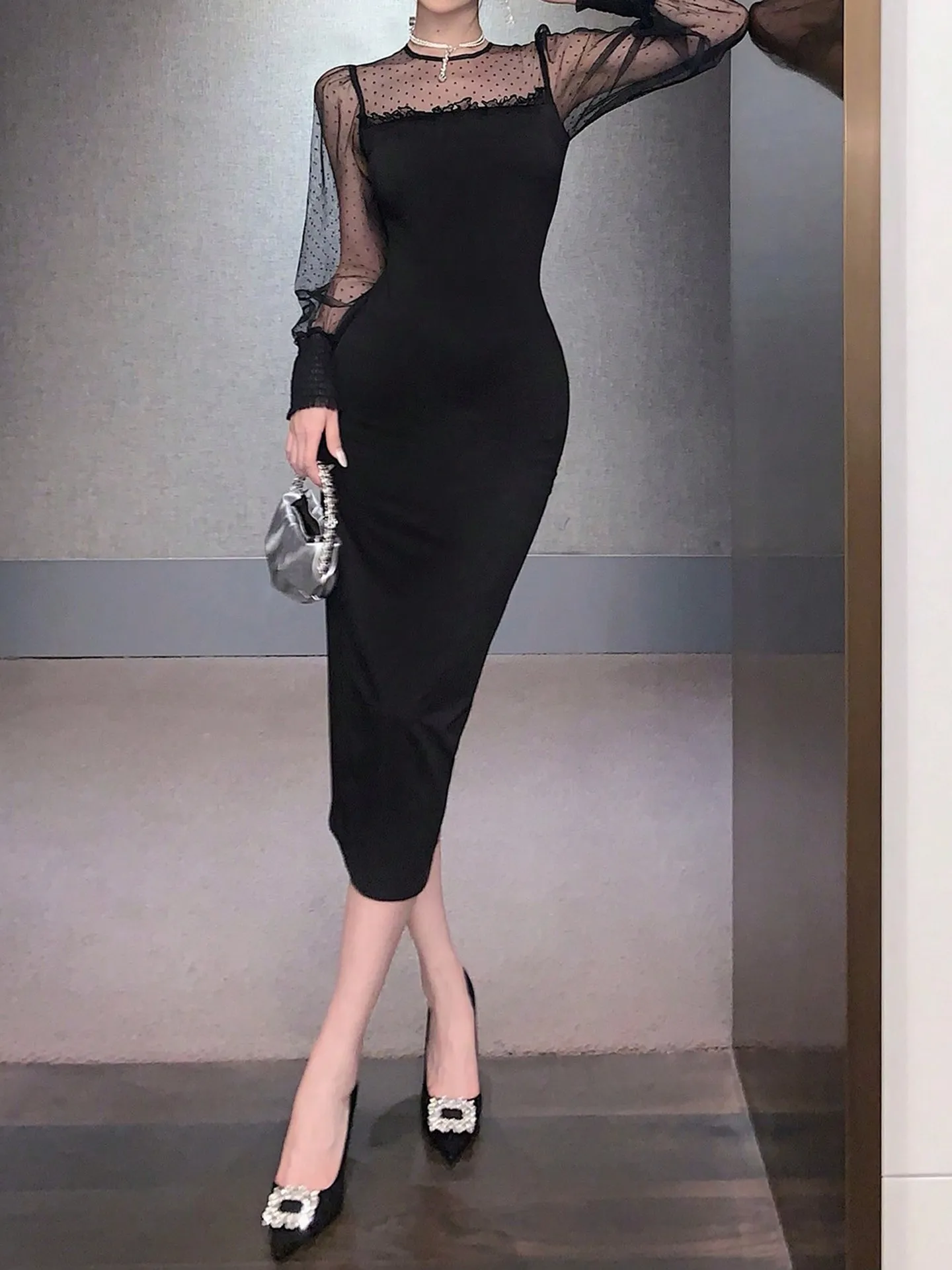 Patchwork Bodycon Dress | Savana | Bestsellers