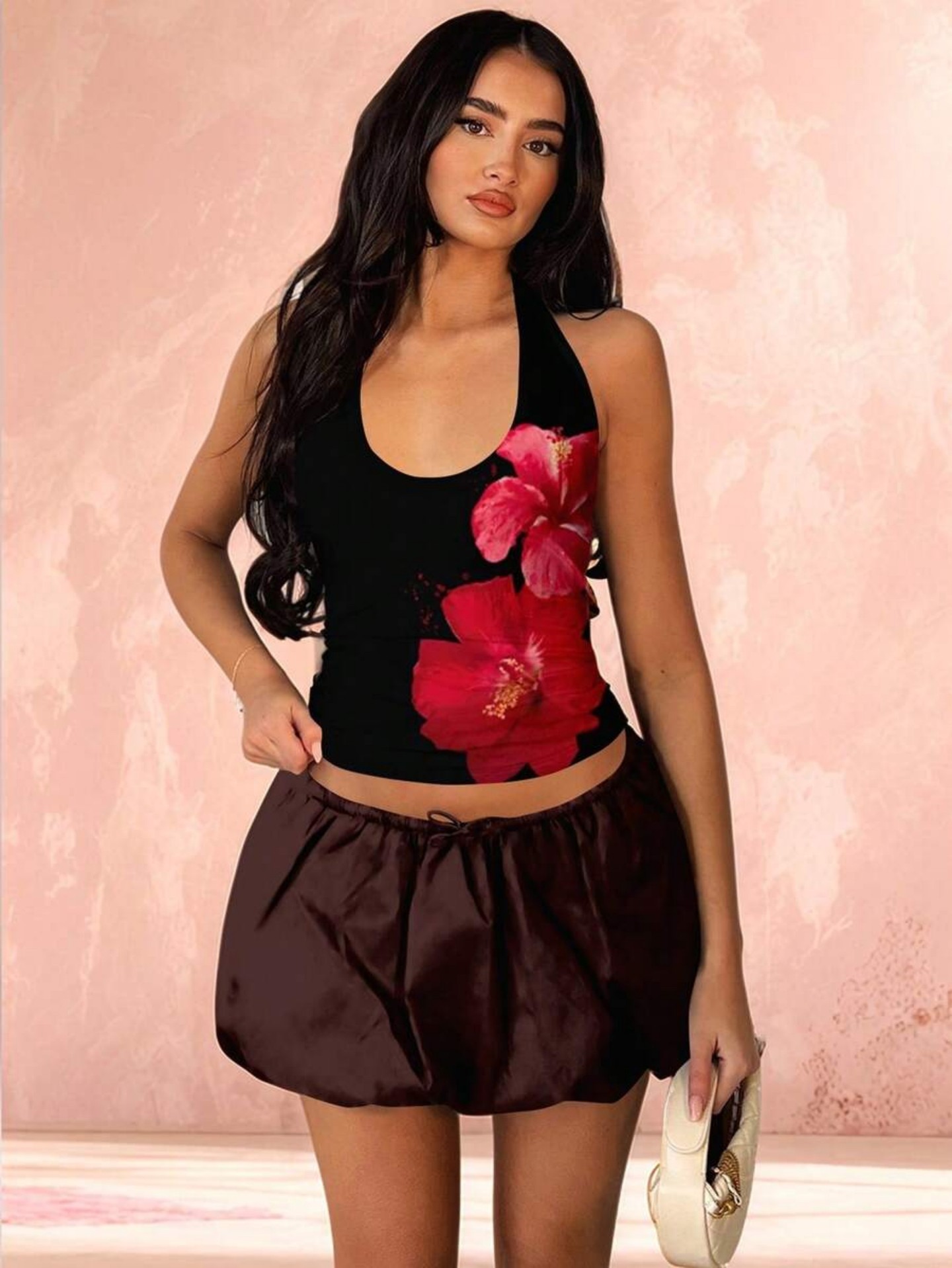 Printed Halter Top