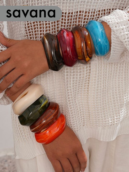 Circular Ring Bangle Bracelets