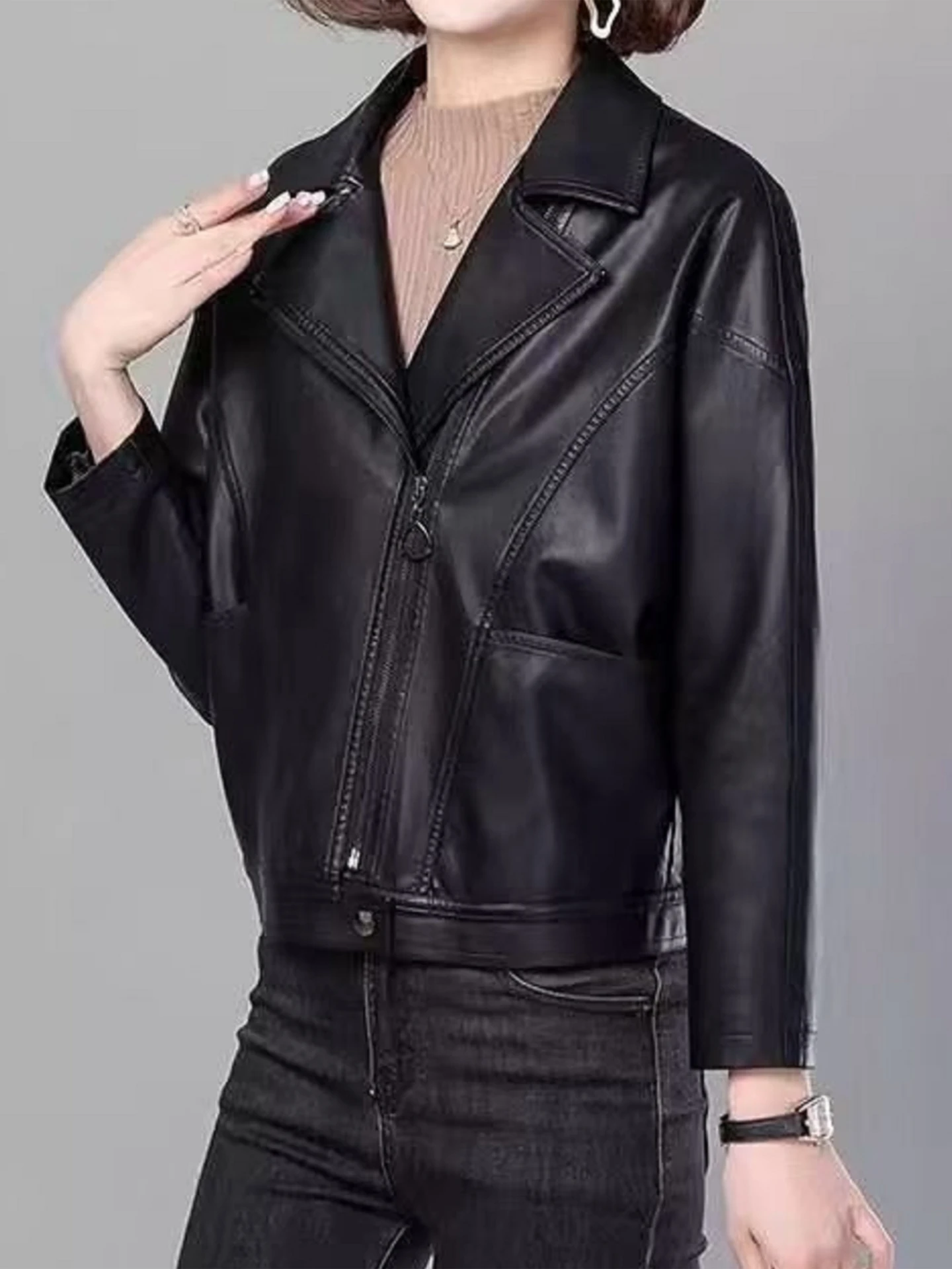 Faux Leather Jacket | Savana | Bestsellers
