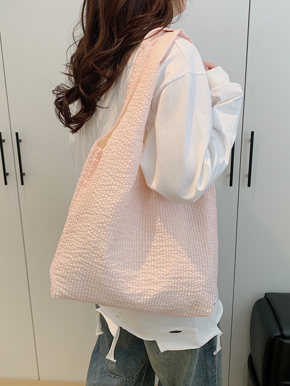 Solid Shoulder Bag