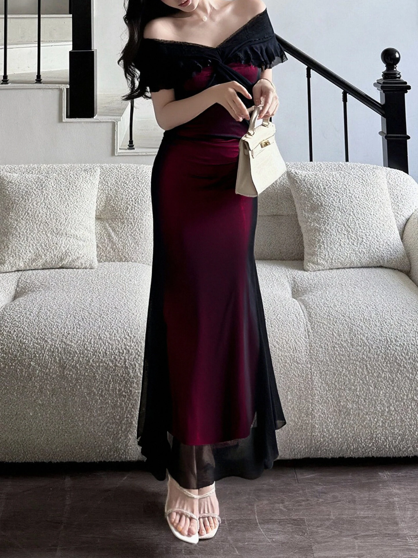 Ruffle Fishtail Dress | Savana | Bestsellers