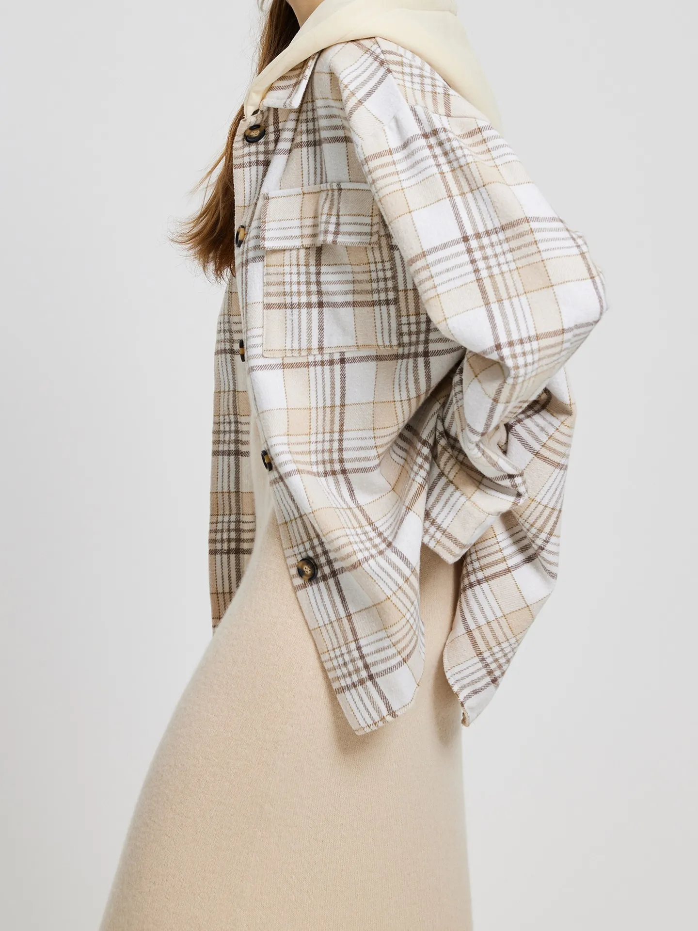 Kero　IRENE Shadow Plaid Jacket Kero IRENE Shadow Plaid Jacket Buffalo Plaid Jacket