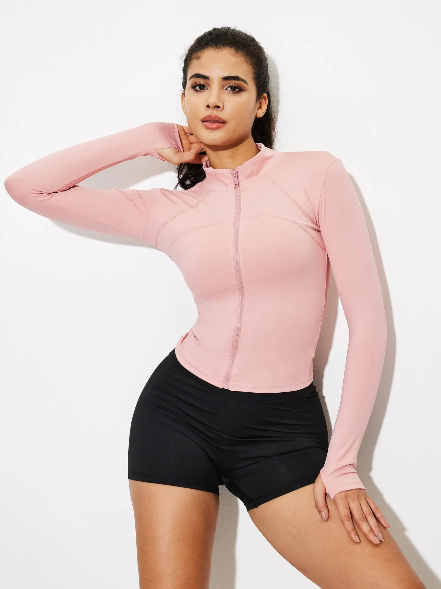 Sateen Sports Coat Pink
