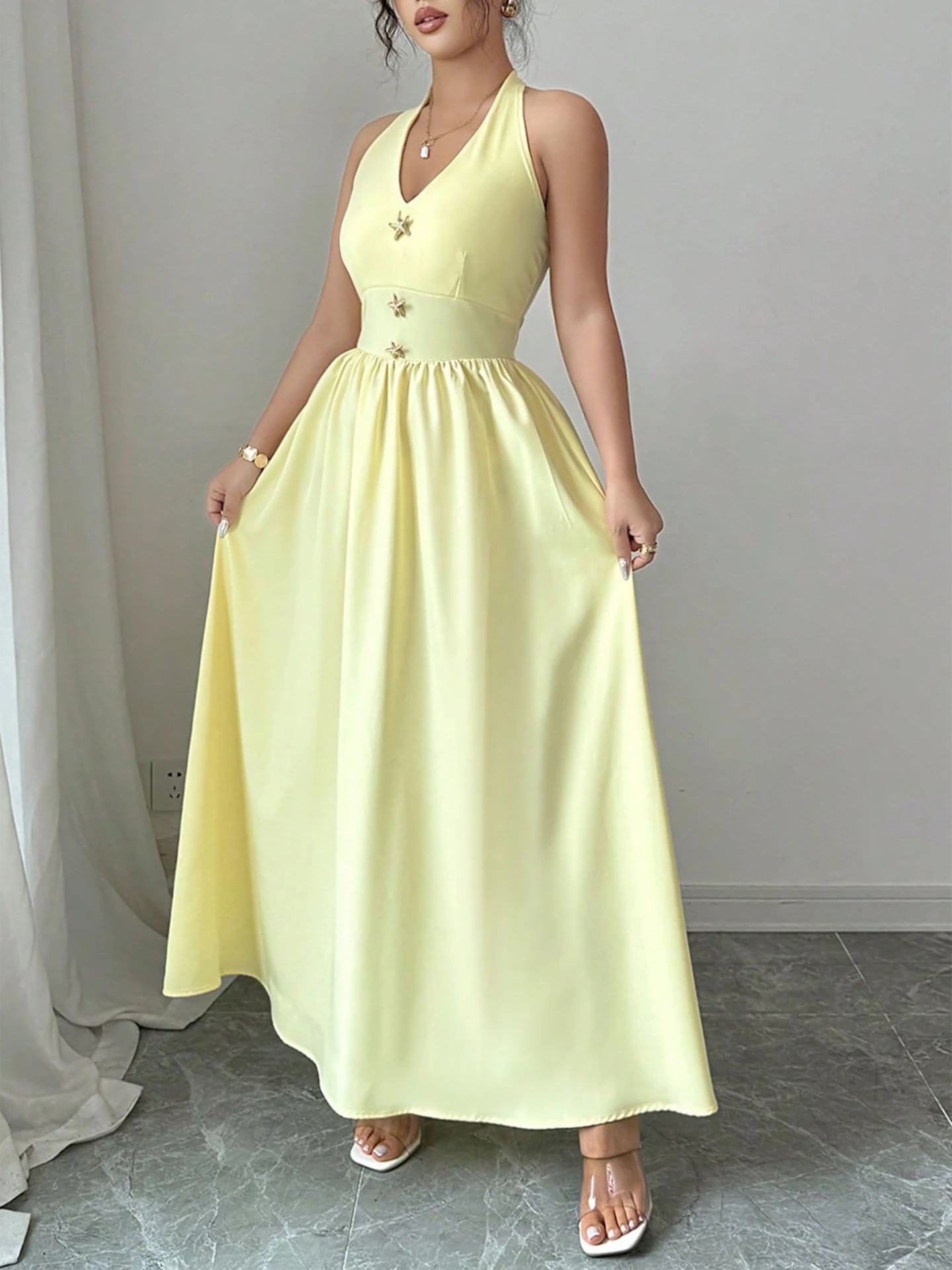 prom dresses dtla Darla embellished satin a line ballgown dress in lavender – Deja Color:Sunny Days 20_under_select_large Vera Wang Vintage Size