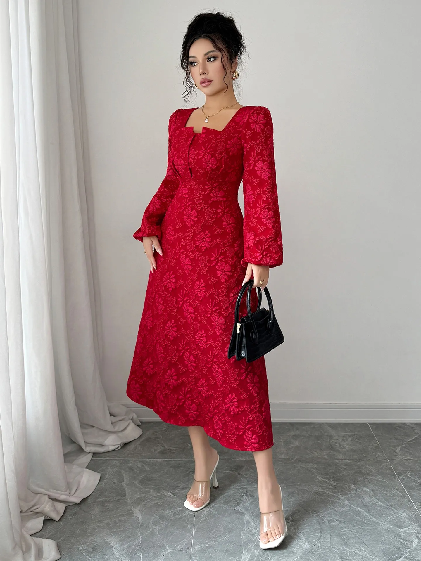 Jacquard A-Line Dress | Savana | Bestsellers