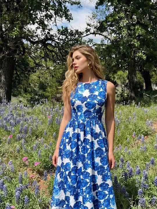 Printed A-Line Dress | Savana | Bestsellers