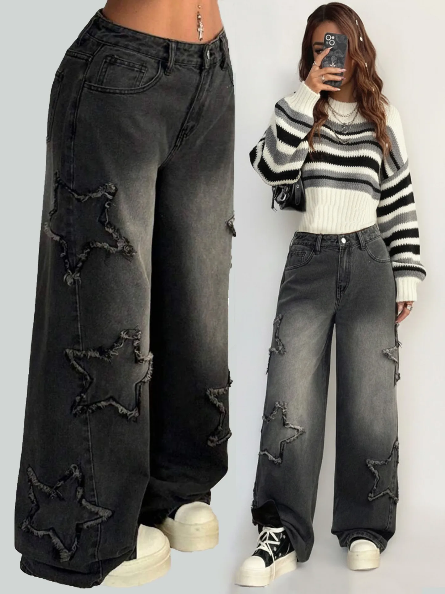 Raw Hem Straight Leg Jeans | Savana | Bestsellers