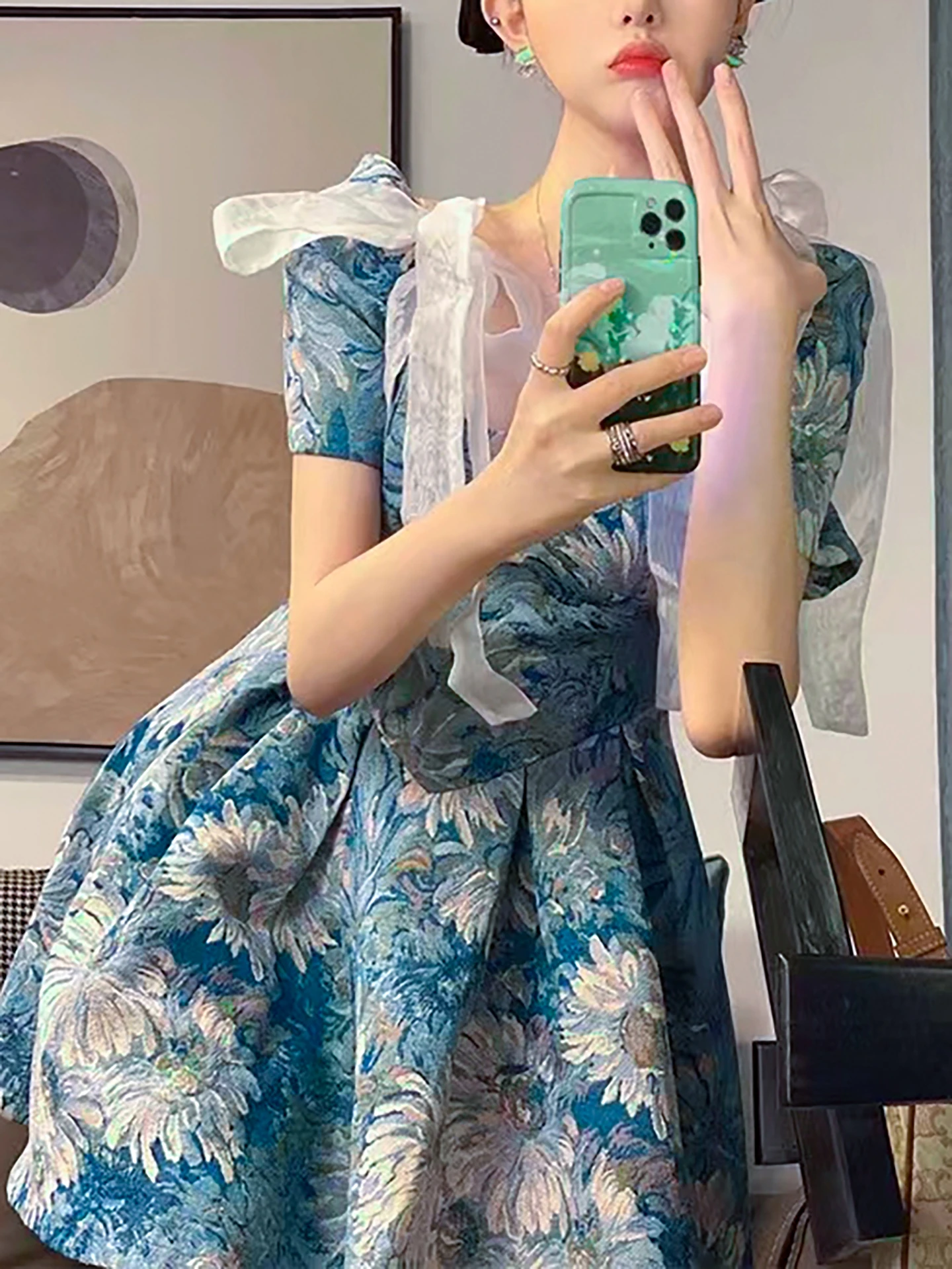 Ribbon A-Line Dress | Savana | Bestsellers