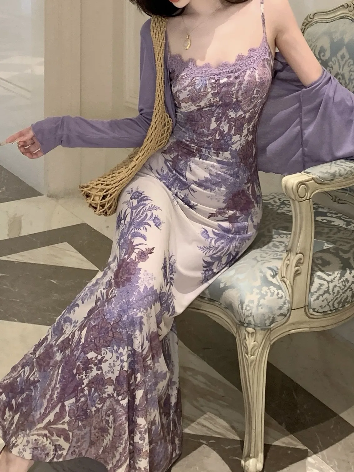 Lumira Lavender Lace Co-ord Set