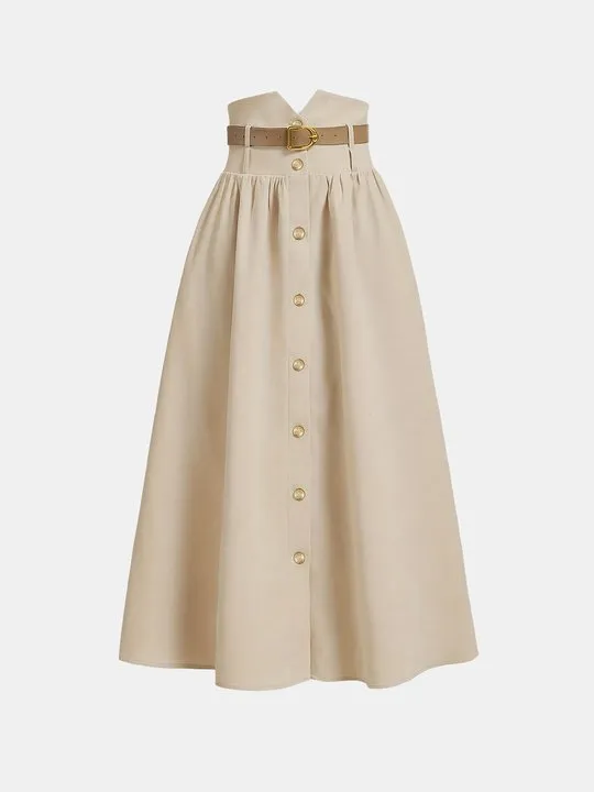 navy blue dress for baby girl What Is an A-Line Skirt? – GOELIA main image 1