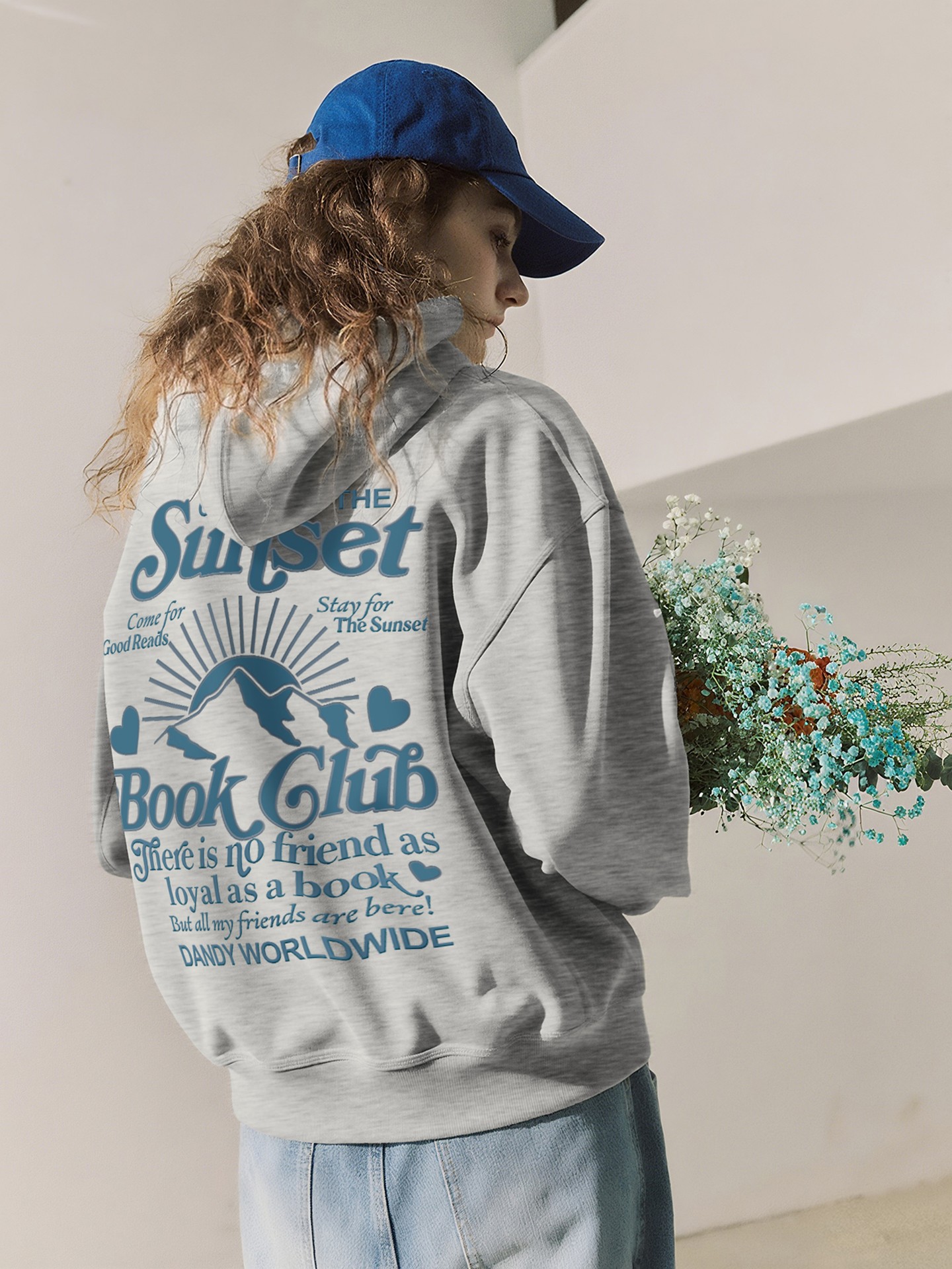 Light Grey Pullover Sweatshirt