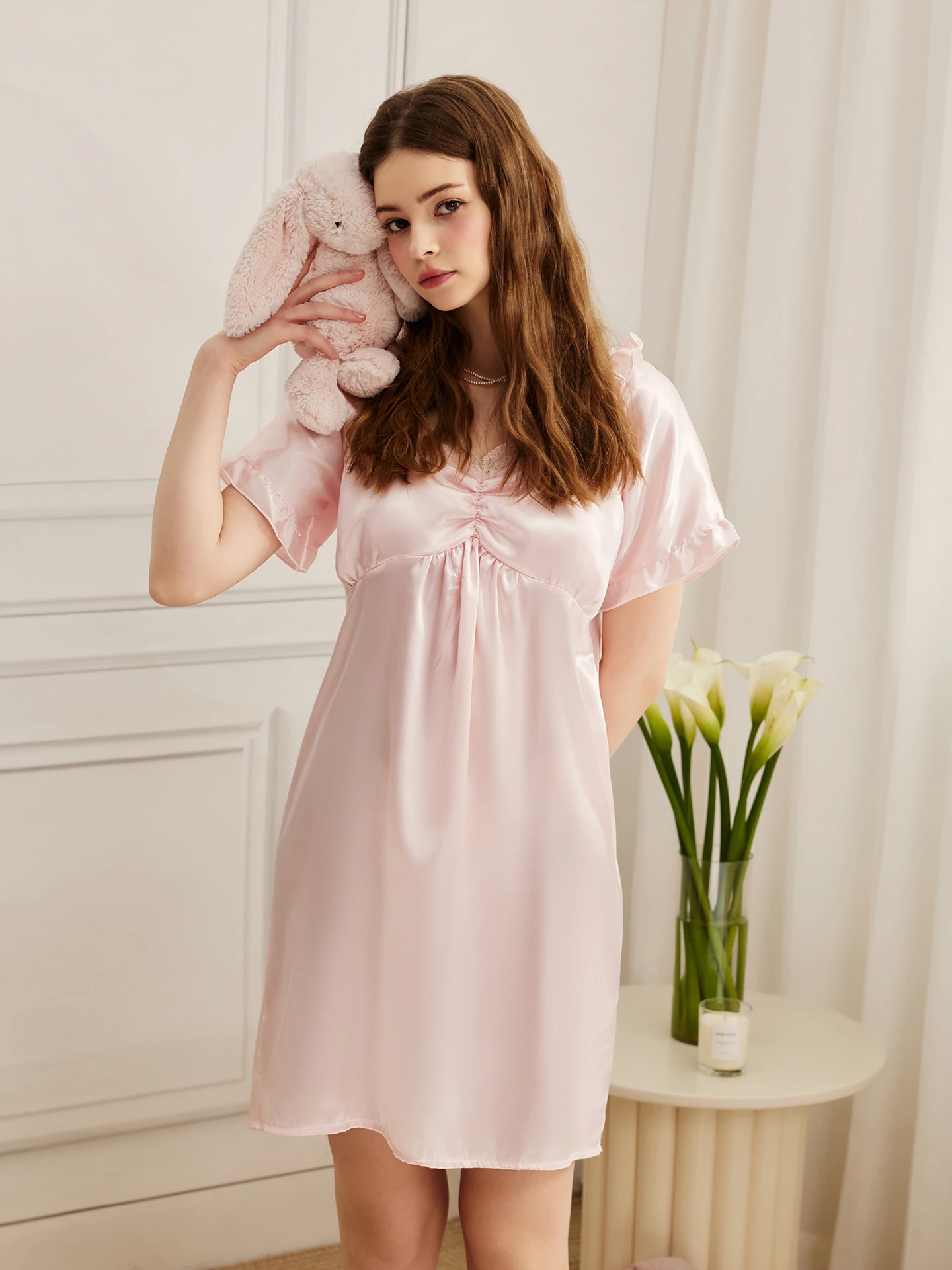 Lace-trimmed Sleep Dress | Savana | Bestsellers