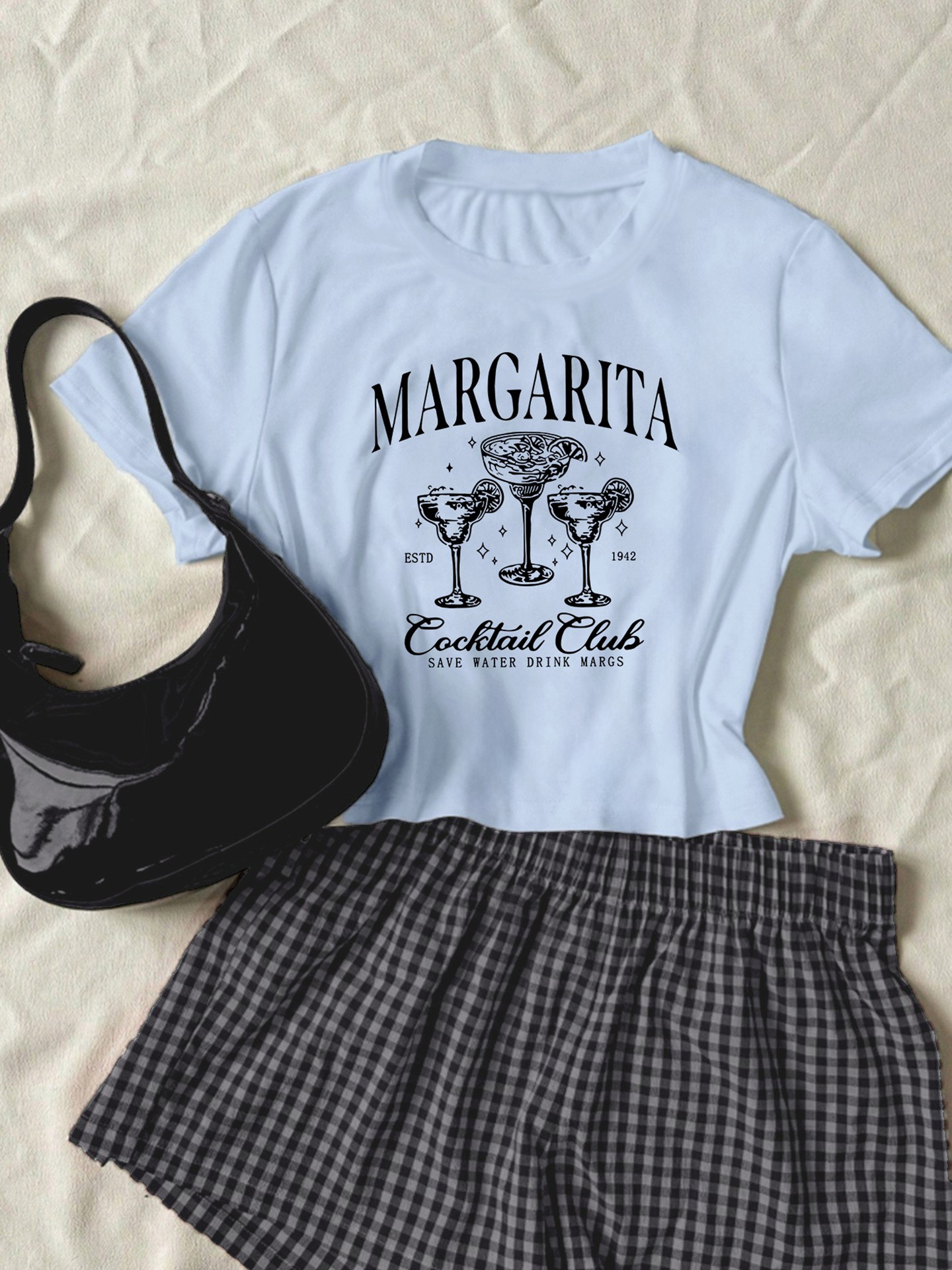 Blue Printed Pullover T-Shirt