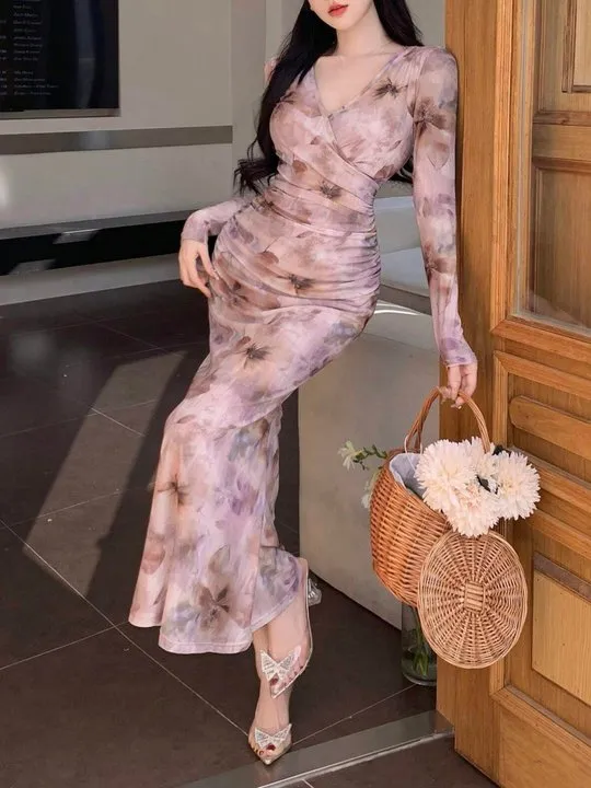 Floral Bodycon Dress | Savana | Bestsellers Floral Bodycon Dress | Savana | Bestsellers