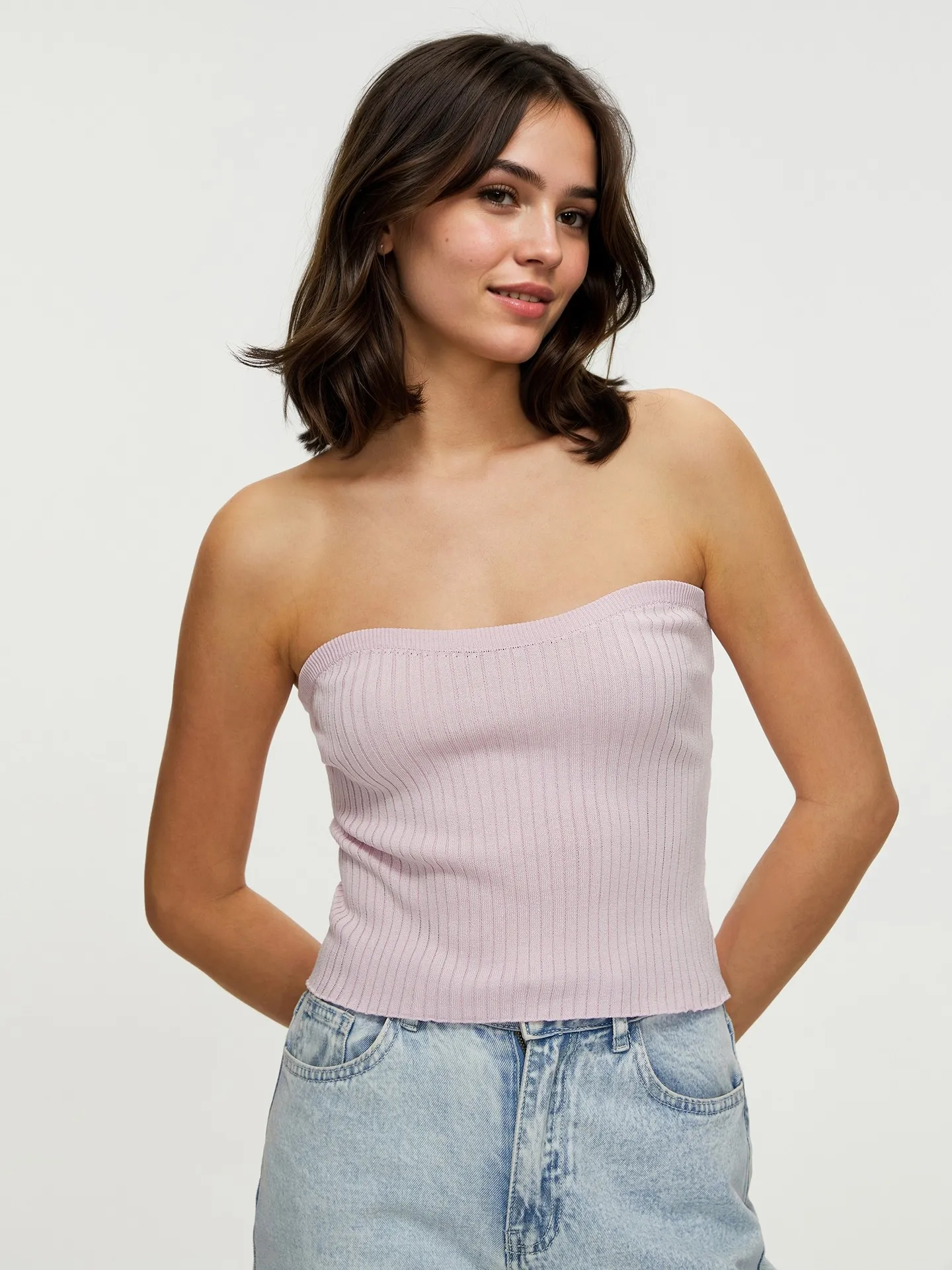 Basic Knit Tube Top | Savana | Bestsellers