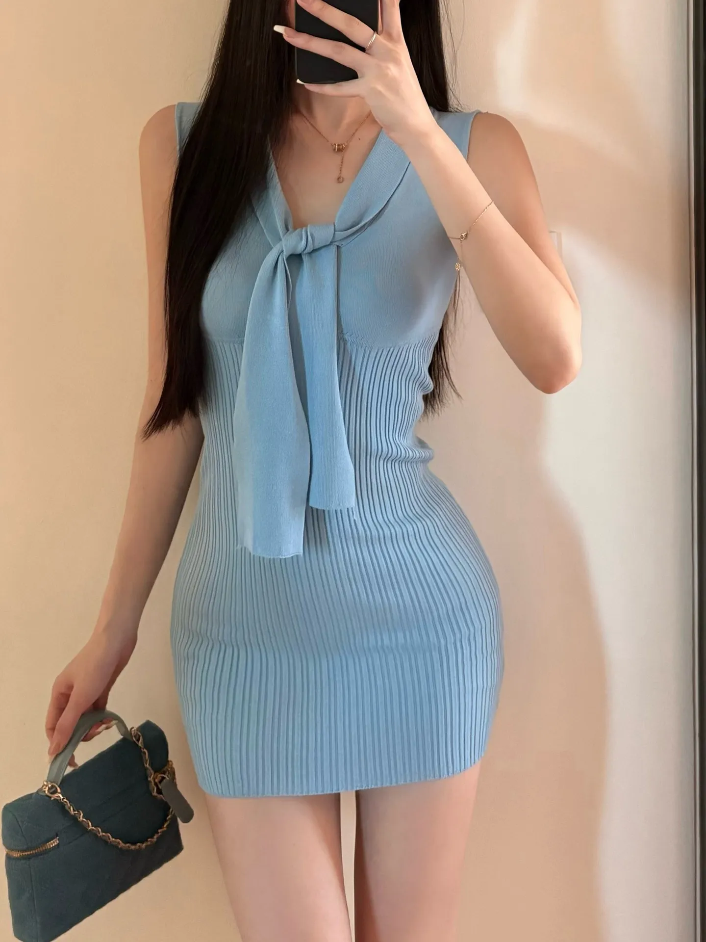 Tie Up Knit Dress | Savana | Bestsellers